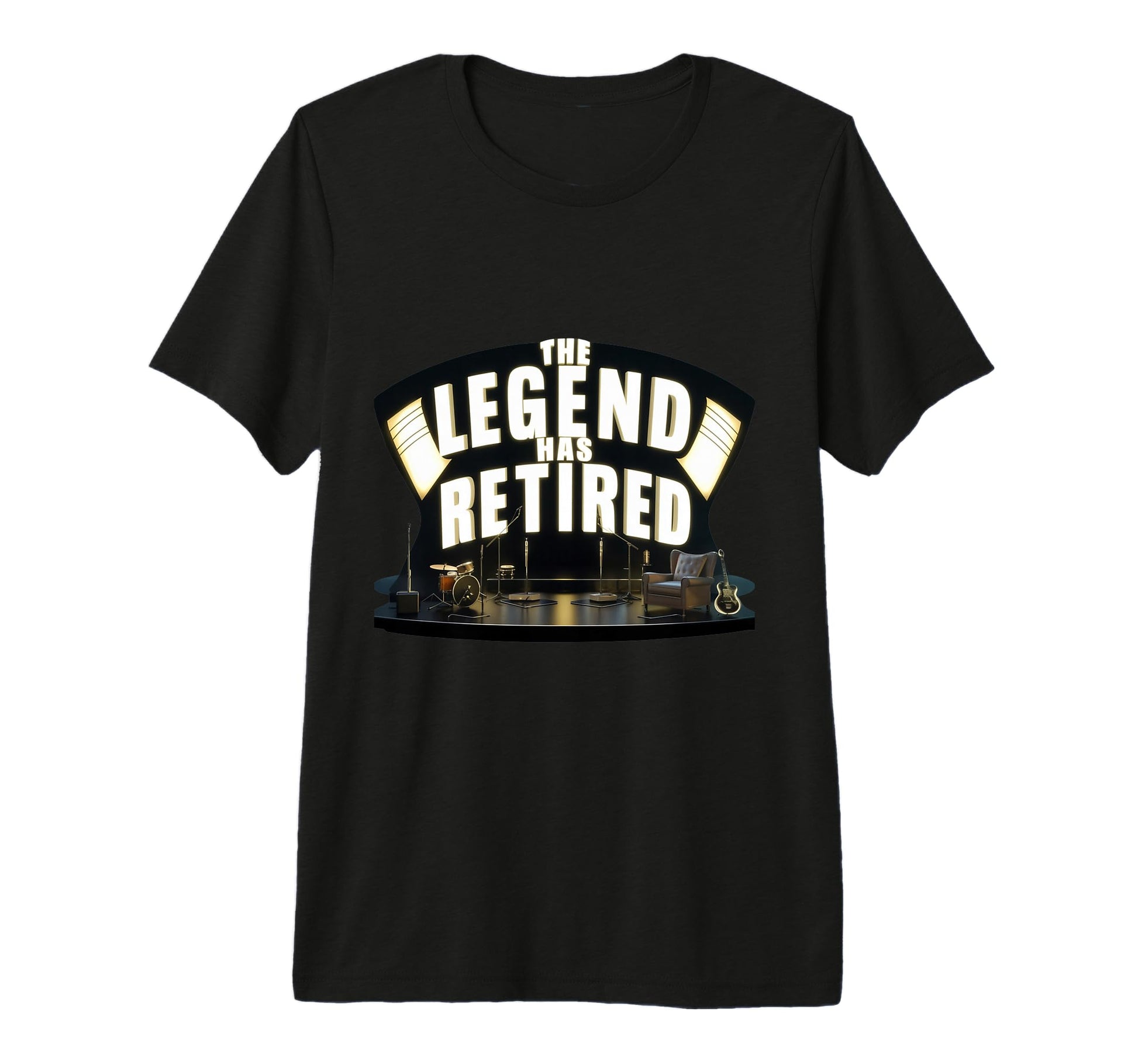 Funny Musician Retirement Dads Grandpas T-Shirt - Novelty Apparel Unisex - T-Shirt, Sweatshirt, Hoodie