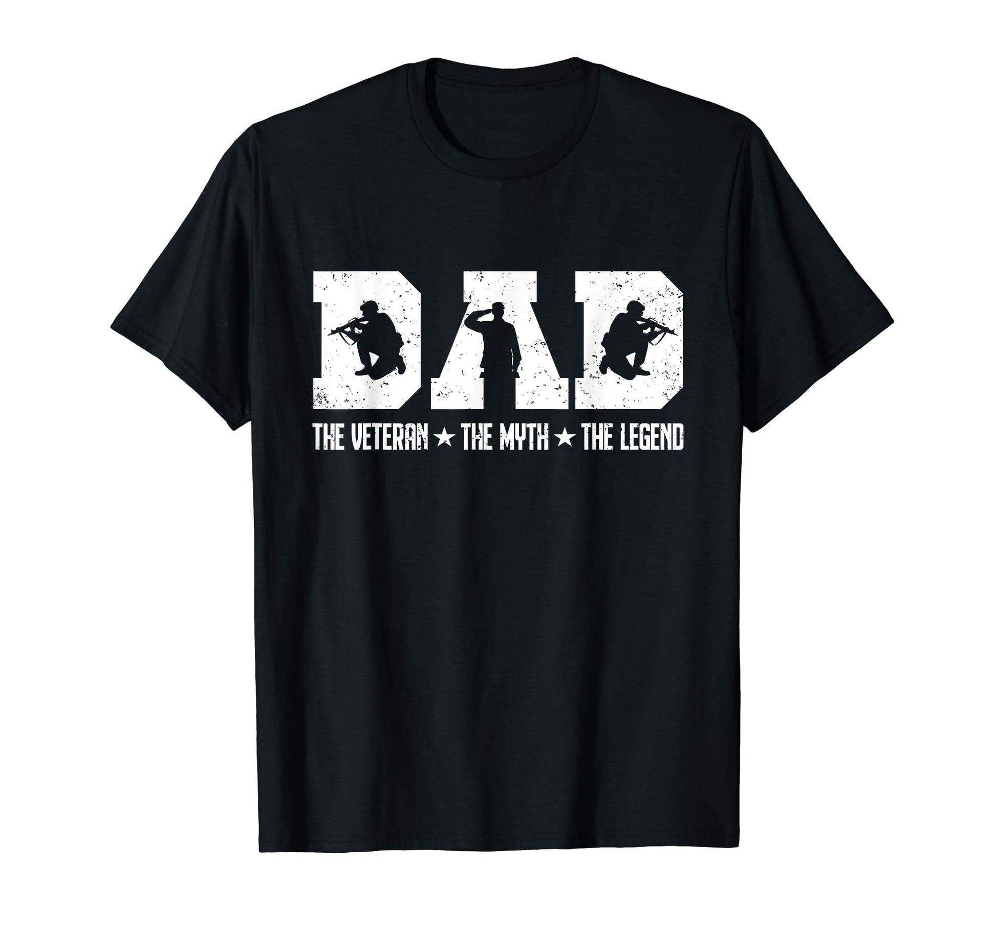 Dad Veteran Myth Legend Military Dad T-Shirt - Aesthetic Graphic Unisex - T-Shirt, Sweatshirt, Hoodie