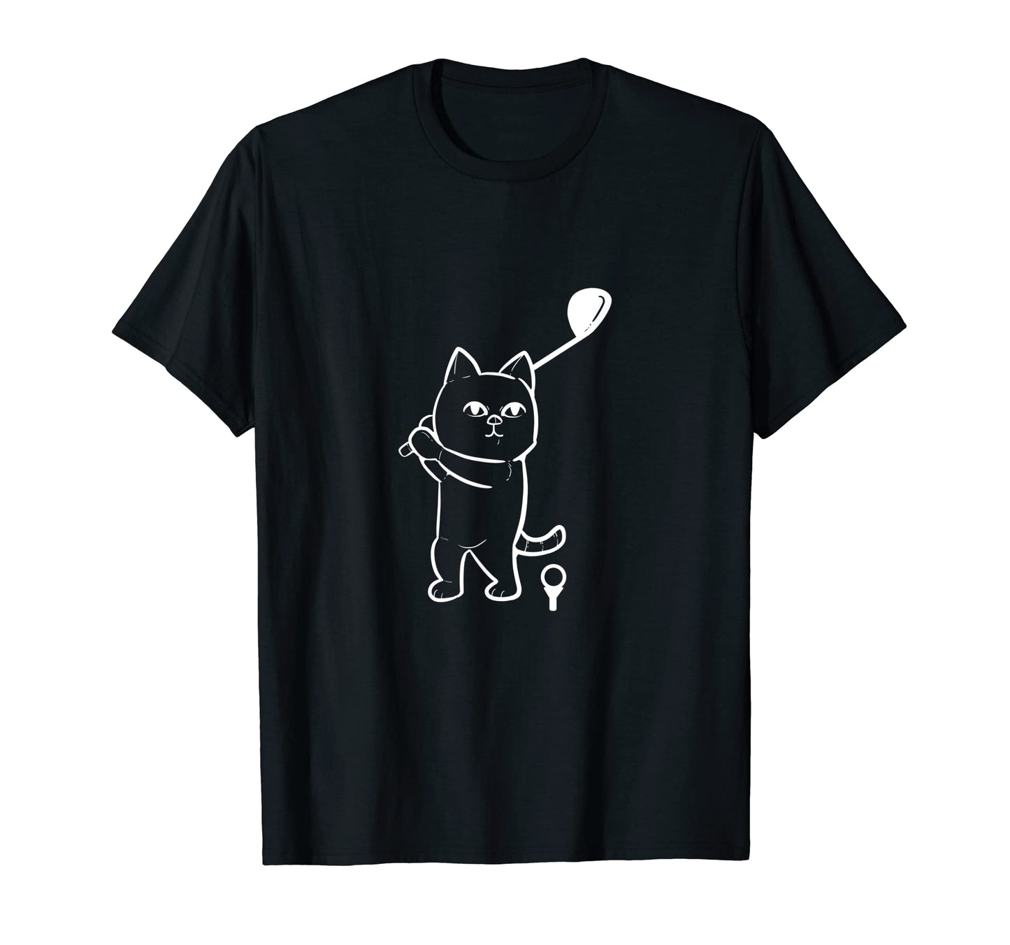 Golfing Cat Owner Golf Club T-Shirt - Casual Everyday Wear Men Women - T-Shirt, Sweatshirt, Hoodie