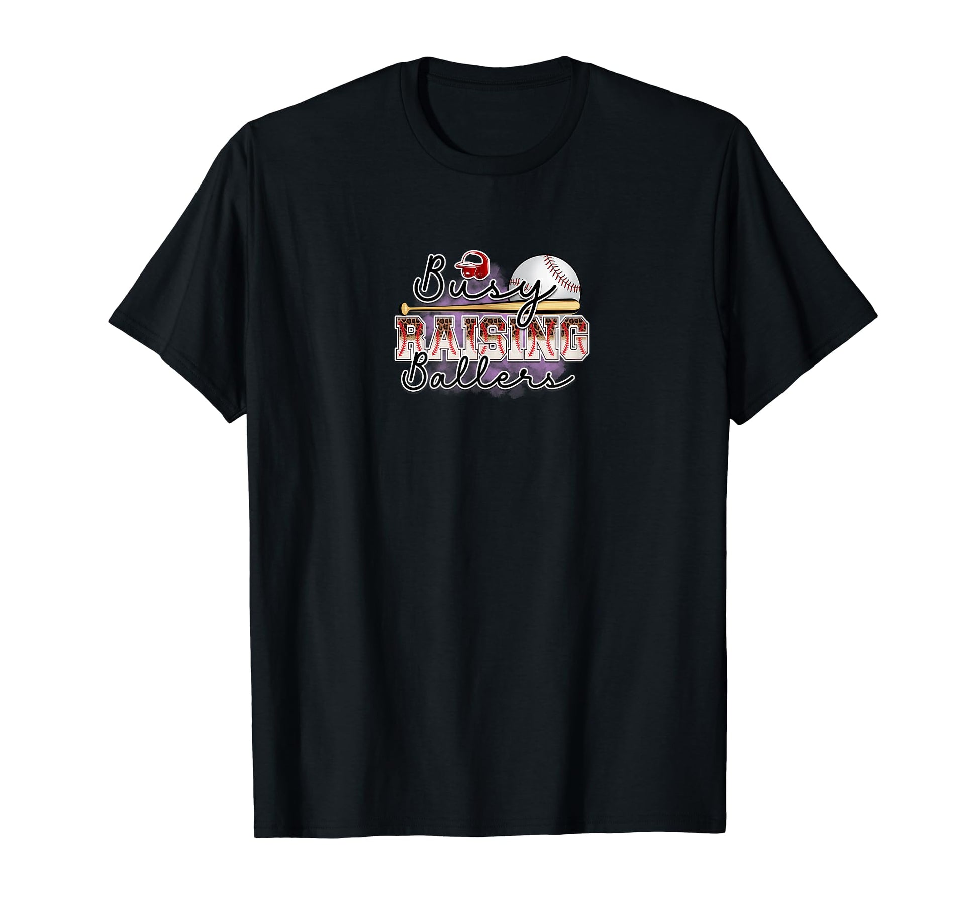Busy Raising Ballers Funny Baseball T-Shirt - Graphic Print Men Women - T-Shirt, Sweatshirt, Hoodie
