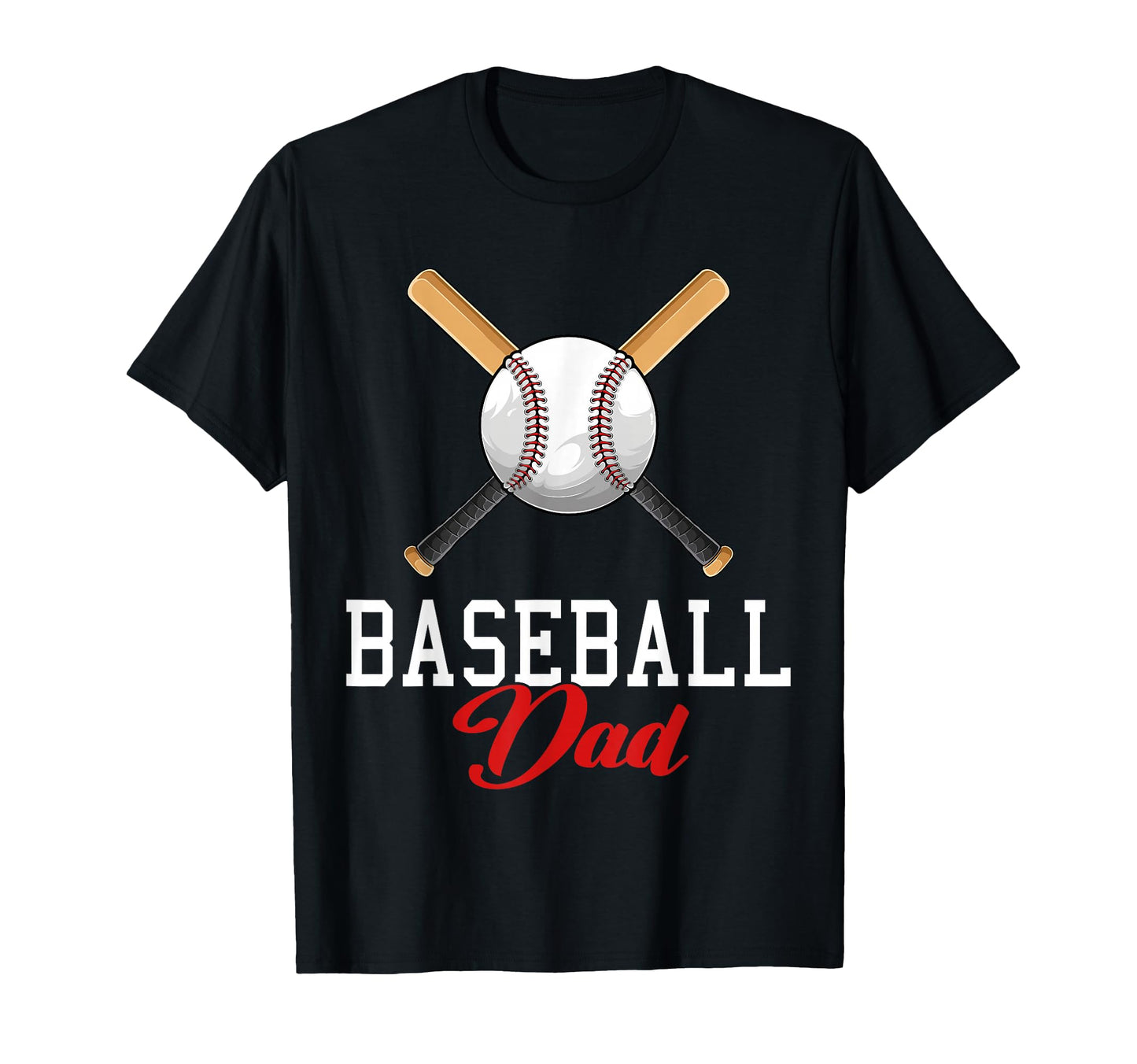 Baseball Baseball Dad Daddy T-Shirt - Casual Everyday Wear Men Women - T-Shirt, Sweatshirt, Hoodie