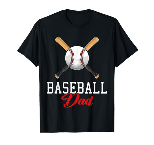 Baseball Baseball Dad Daddy T-Shirt - Casual Everyday Wear Men Women - T-Shirt, Sweatshirt, Hoodie