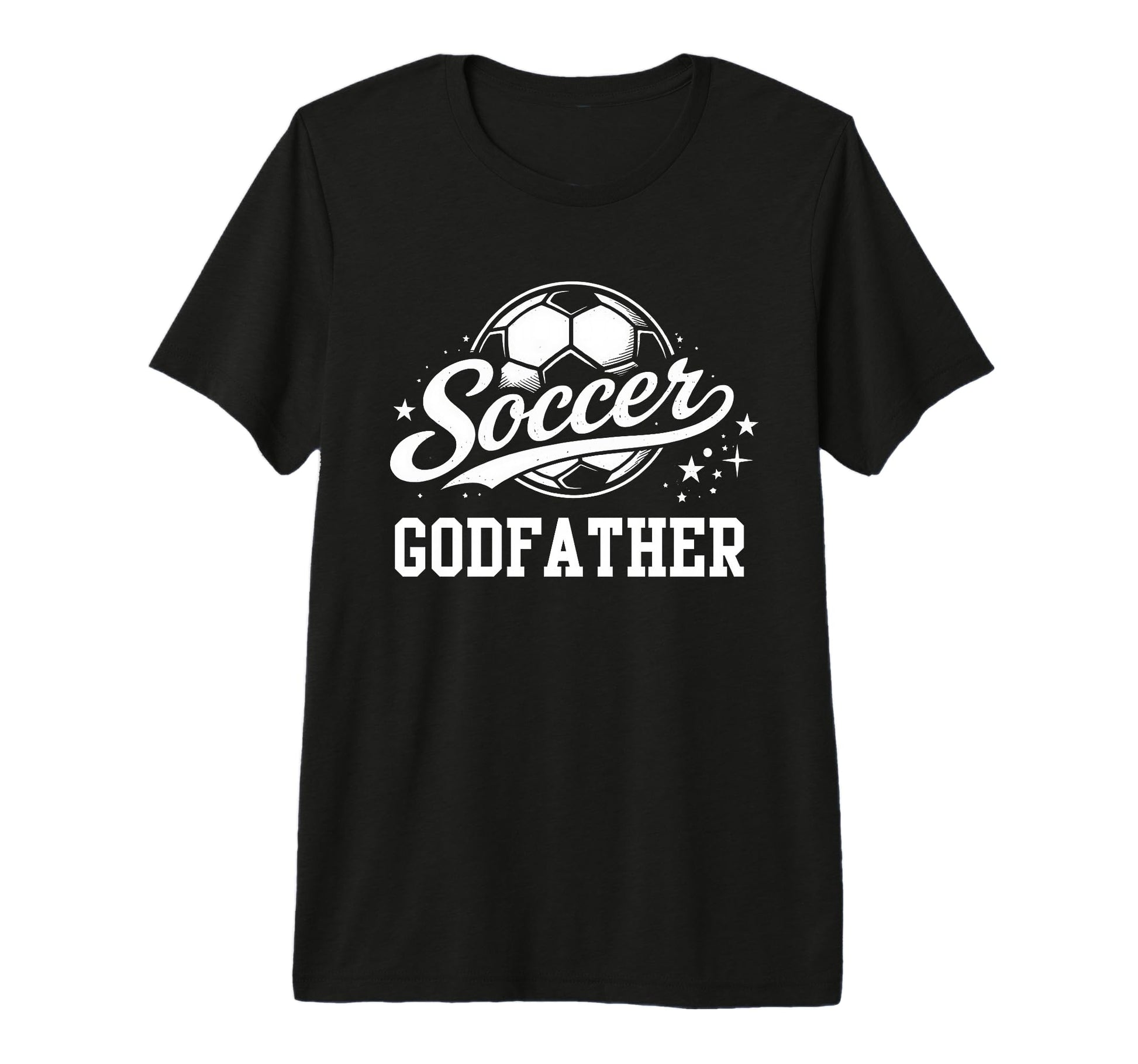 Soccer Godfather Soccer Dad Tri T-Shirt - Fun Novelty Design for Adults - T-Shirt, Sweatshirt, Hoodie