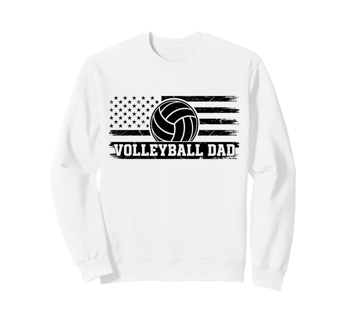 Fathers Day Daddy Papa Volleyball Sweatshirt - Streetwear Style for Adults - T-Shirt, Sweatshirt, Hoodie