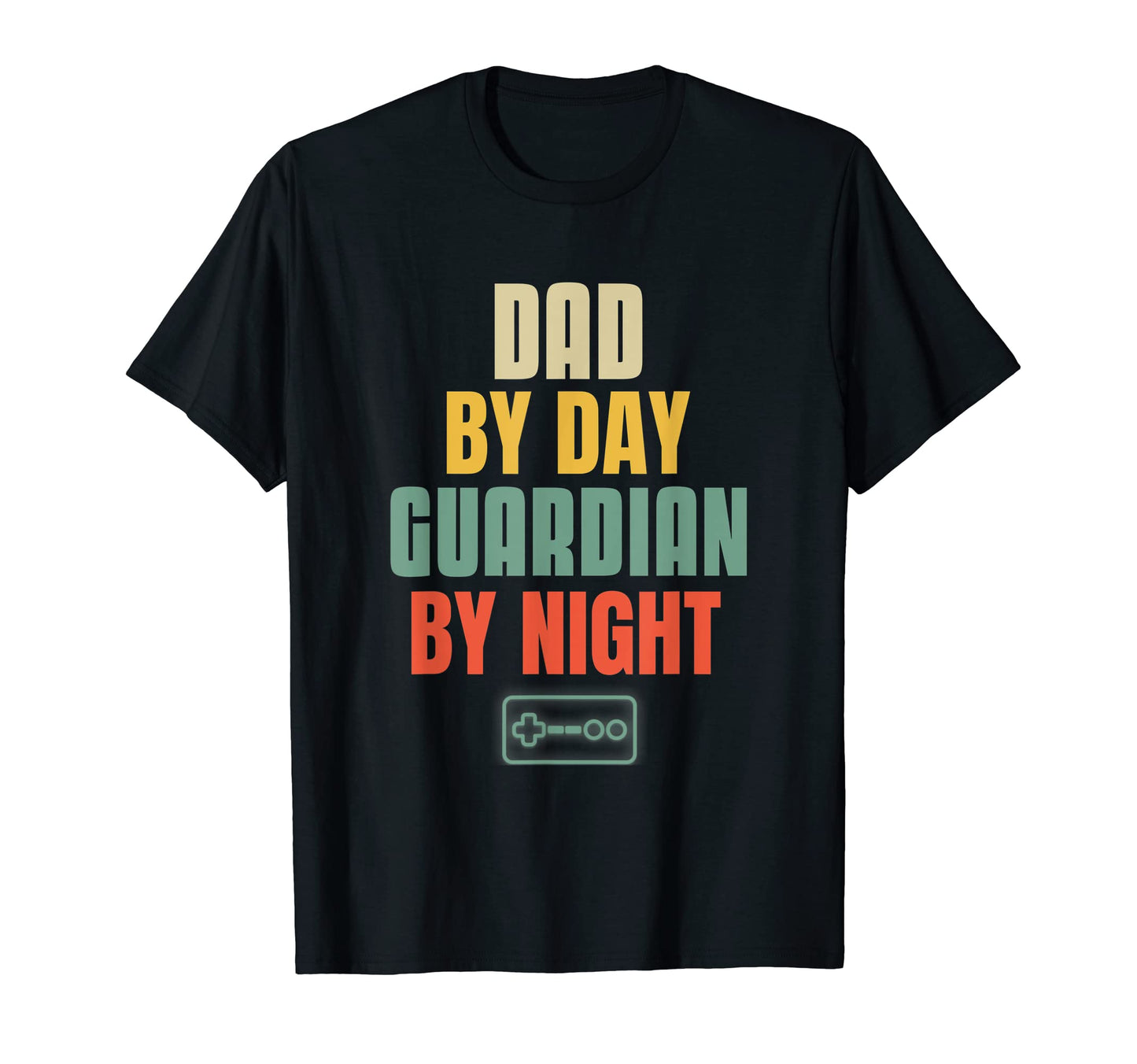 Gaming Dad Dad Day Guardian Night T-Shirt - Aesthetic Graphic for Adults - T-Shirt, Sweatshirt, Hoodie