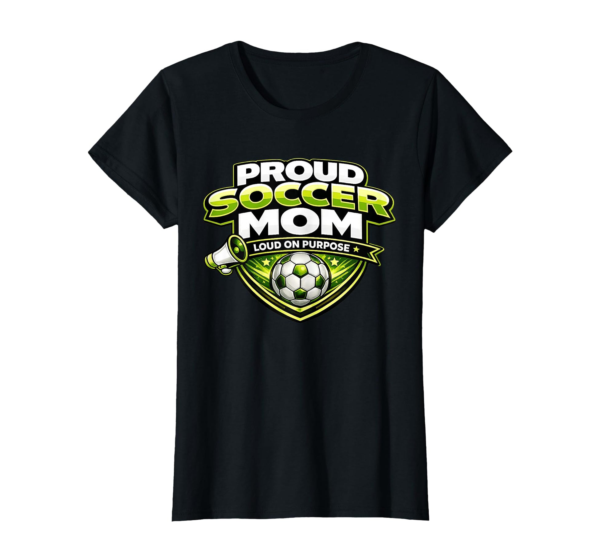 Soccer Mom Proud Loud Funny Mothers T-Shirt - Aesthetic Graphic for Adults - T-Shirt, Sweatshirt, Hoodie