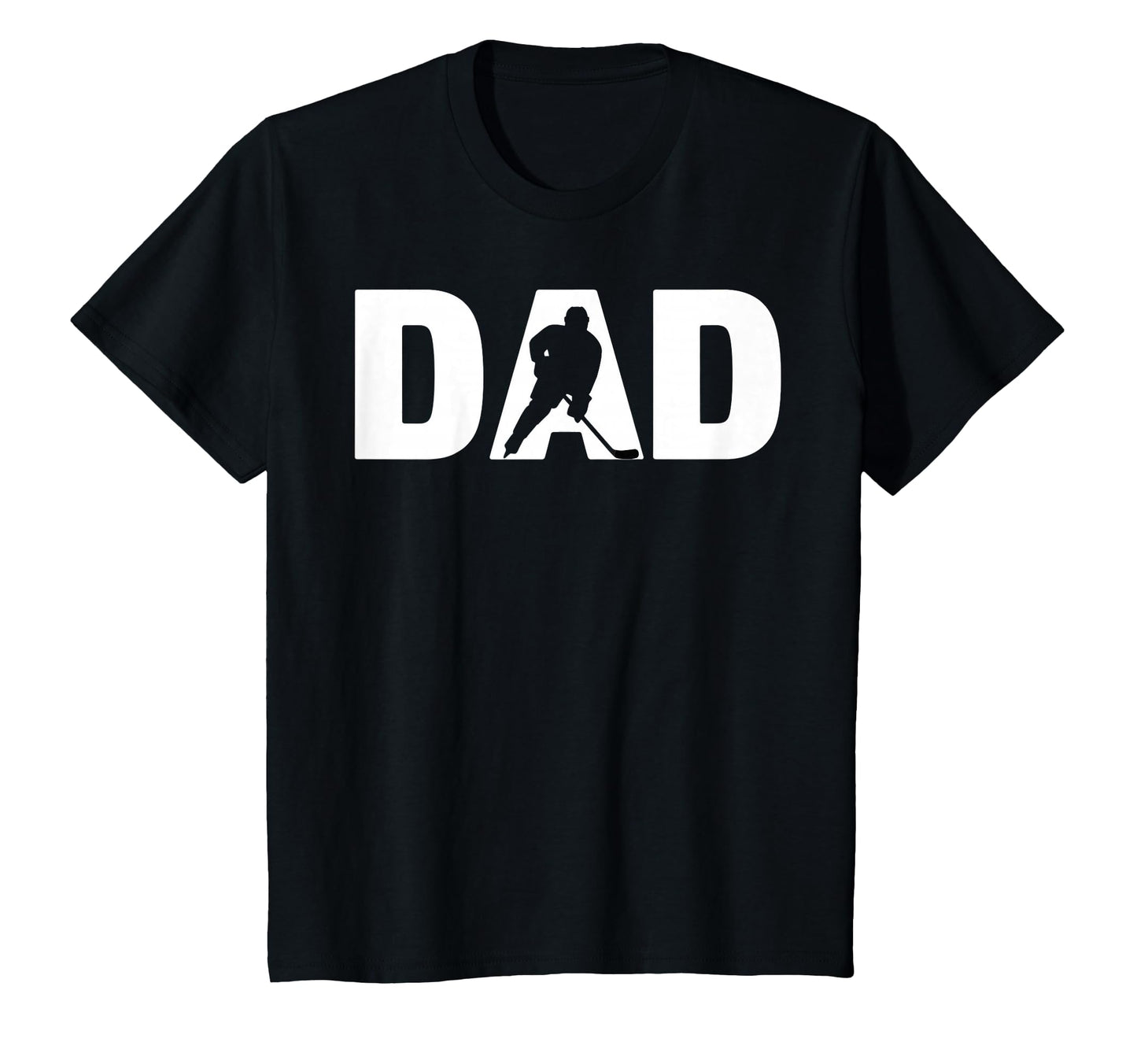 Fathers Day Ice Hockey Player Mens T-Shirt - Custom Art Print for Adults - T-Shirt, Sweatshirt, Hoodie