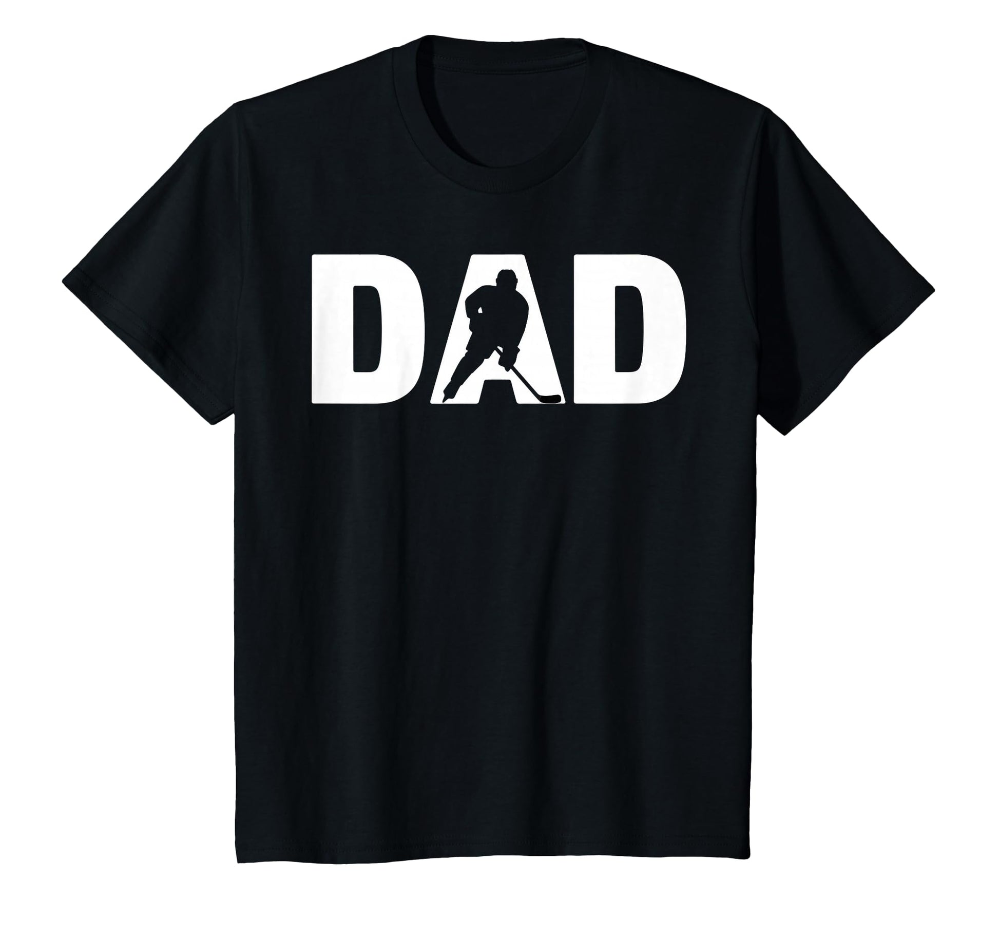 Fathers Day Ice Hockey Player Mens T-Shirt - Custom Art Print for Adults - T-Shirt, Sweatshirt, Hoodie