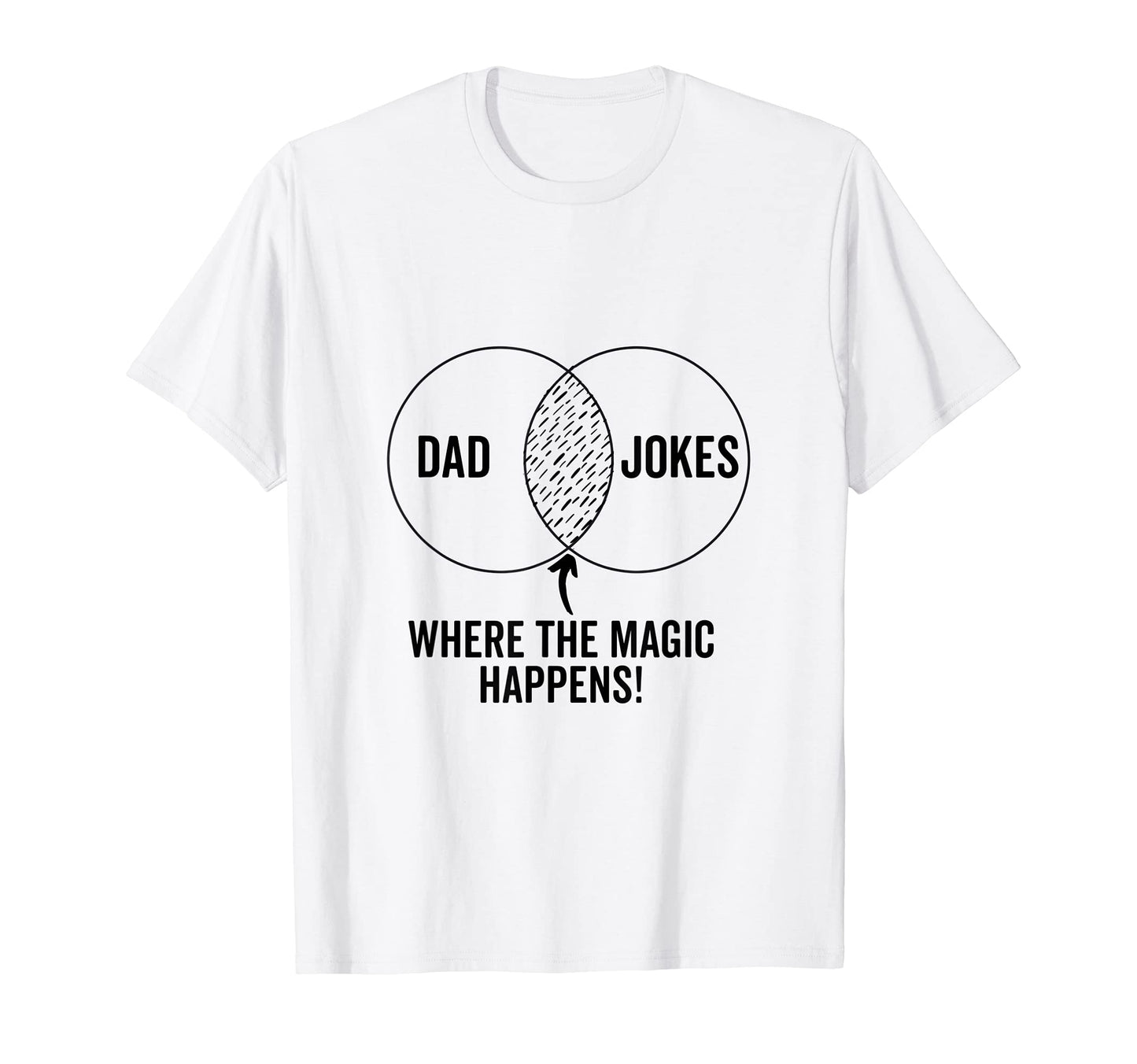 Dad Jokes Where Magic Happens Funny T-Shirt - Custom Art Print Men Women - T-Shirt, Sweatshirt, Hoodie