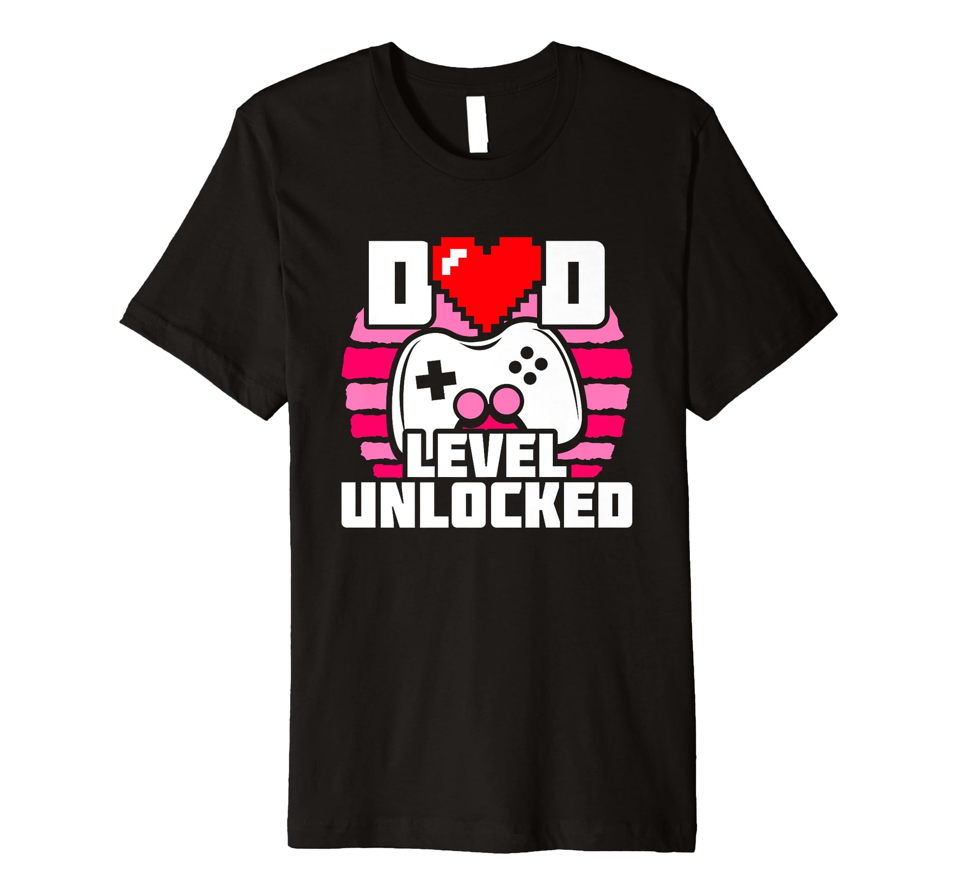 New Dad Level Unlocked Gamer Dad T-Shirt - Custom Art Print Unisex - T-Shirt, Sweatshirt, Hoodie