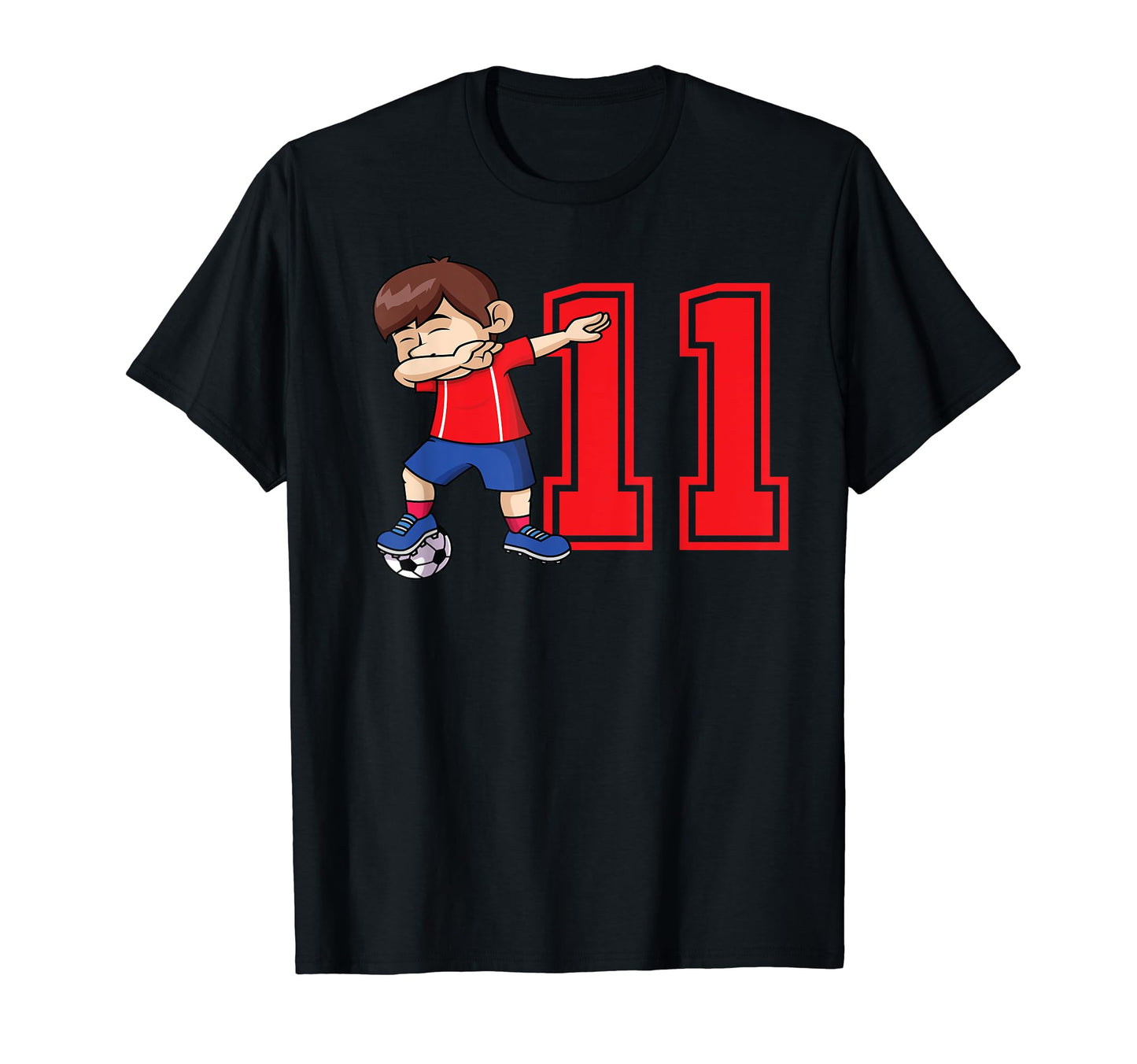 Soccer Birthday 11 Bday Soccer Birthday T-Shirt - Graphic Print Unisex - T-Shirt, Sweatshirt, Hoodie