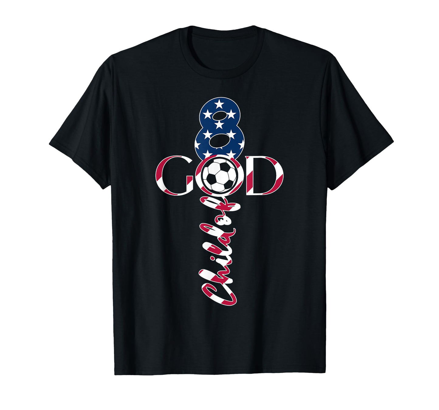 Jesus 8 Years Child God Soccer T-Shirt - Casual Everyday Wear Men Women - T-Shirt, Sweatshirt, Hoodie