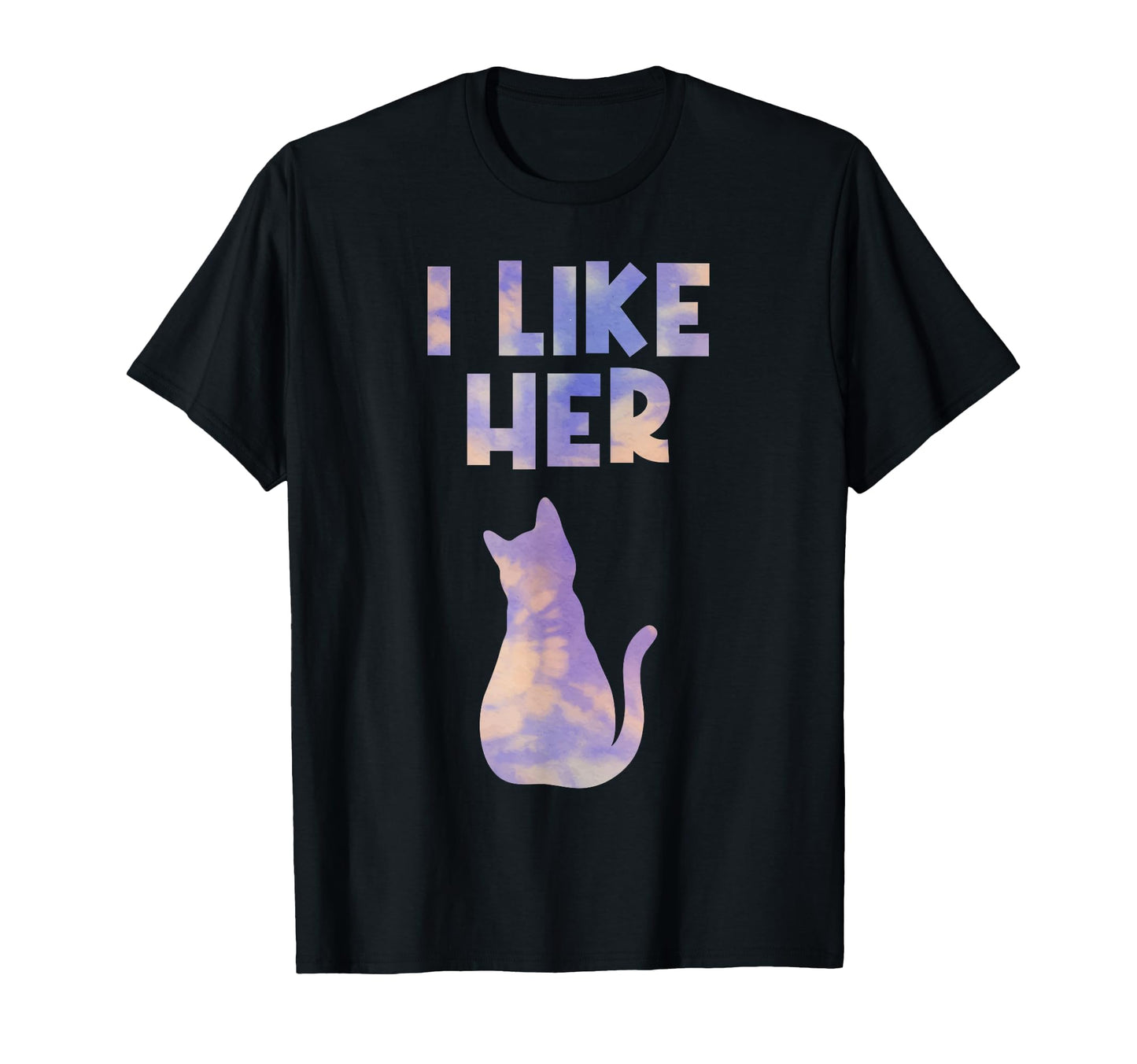 I Like Her Cat I Like His Cock Rooster T-Shirt - Minimalist Print Unisex - T-Shirt, Sweatshirt, Hoodie