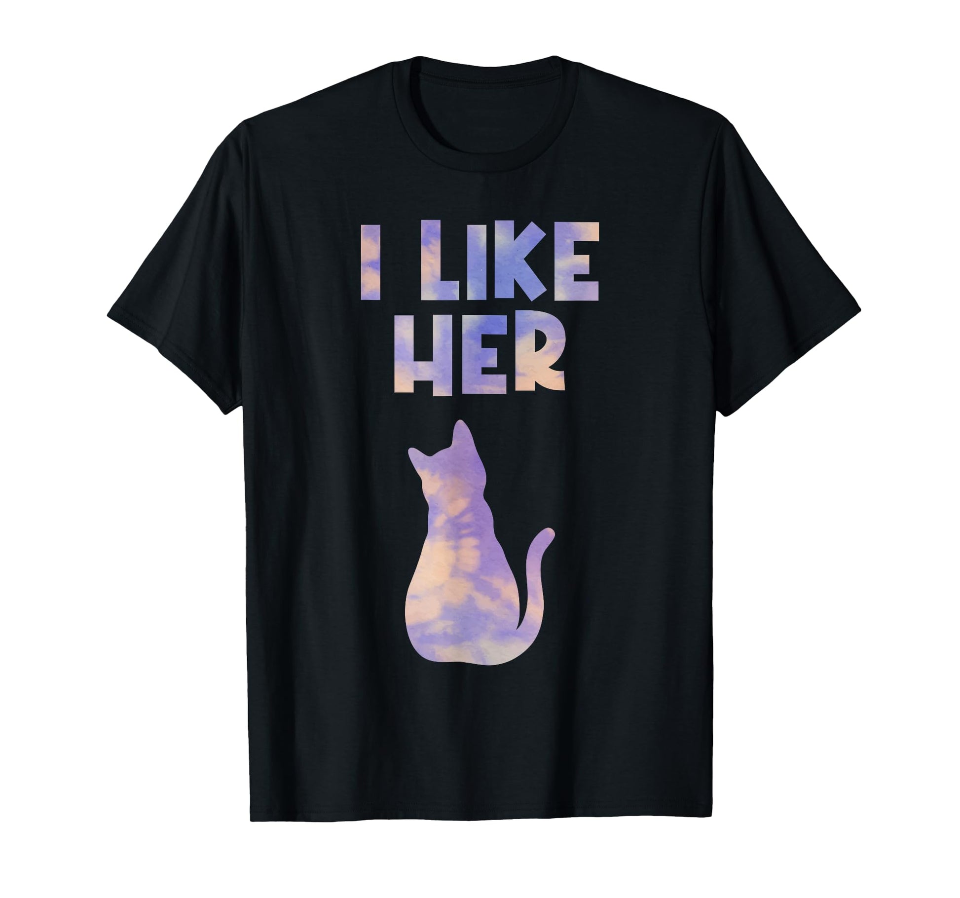 I Like Her Cat I Like His Cock Rooster T-Shirt - Minimalist Print Unisex - T-Shirt, Sweatshirt, Hoodie