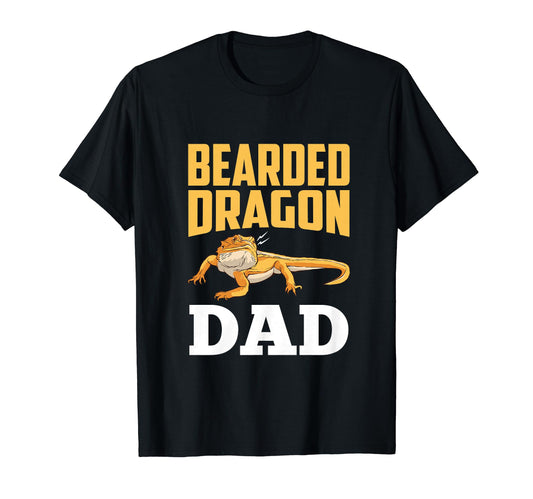 Bearded Dragon Dad Lover Pet Reptile T-Shirt - Minimalist Print for Adults - T-Shirt, Sweatshirt, Hoodie