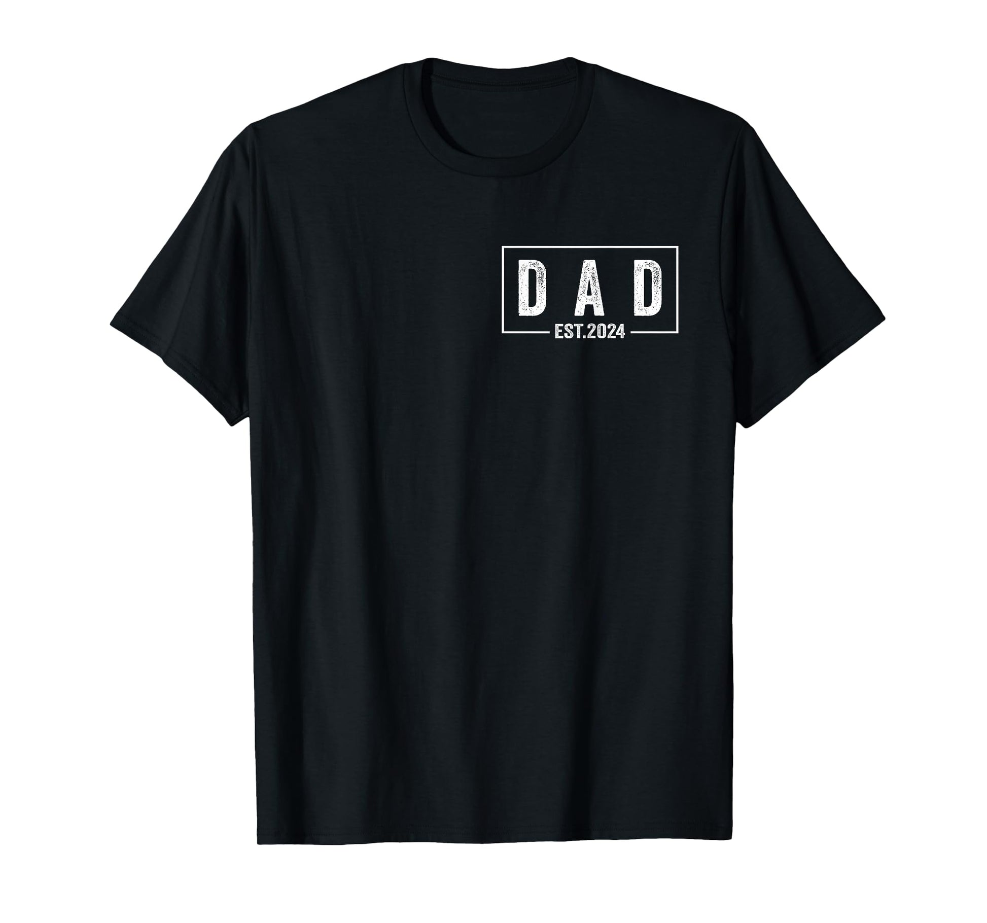 New Dad Est 2024 First Fathers Day T-Shirt - Aesthetic Graphic Men Women - T-Shirt, Sweatshirt, Hoodie