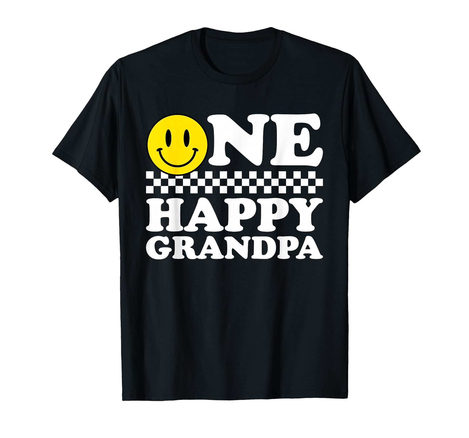 One Happy Dude Grandpa 1St Birthday Family T-Shirt - Graphic Print Unisex - T-Shirt, Sweatshirt, Hoodie