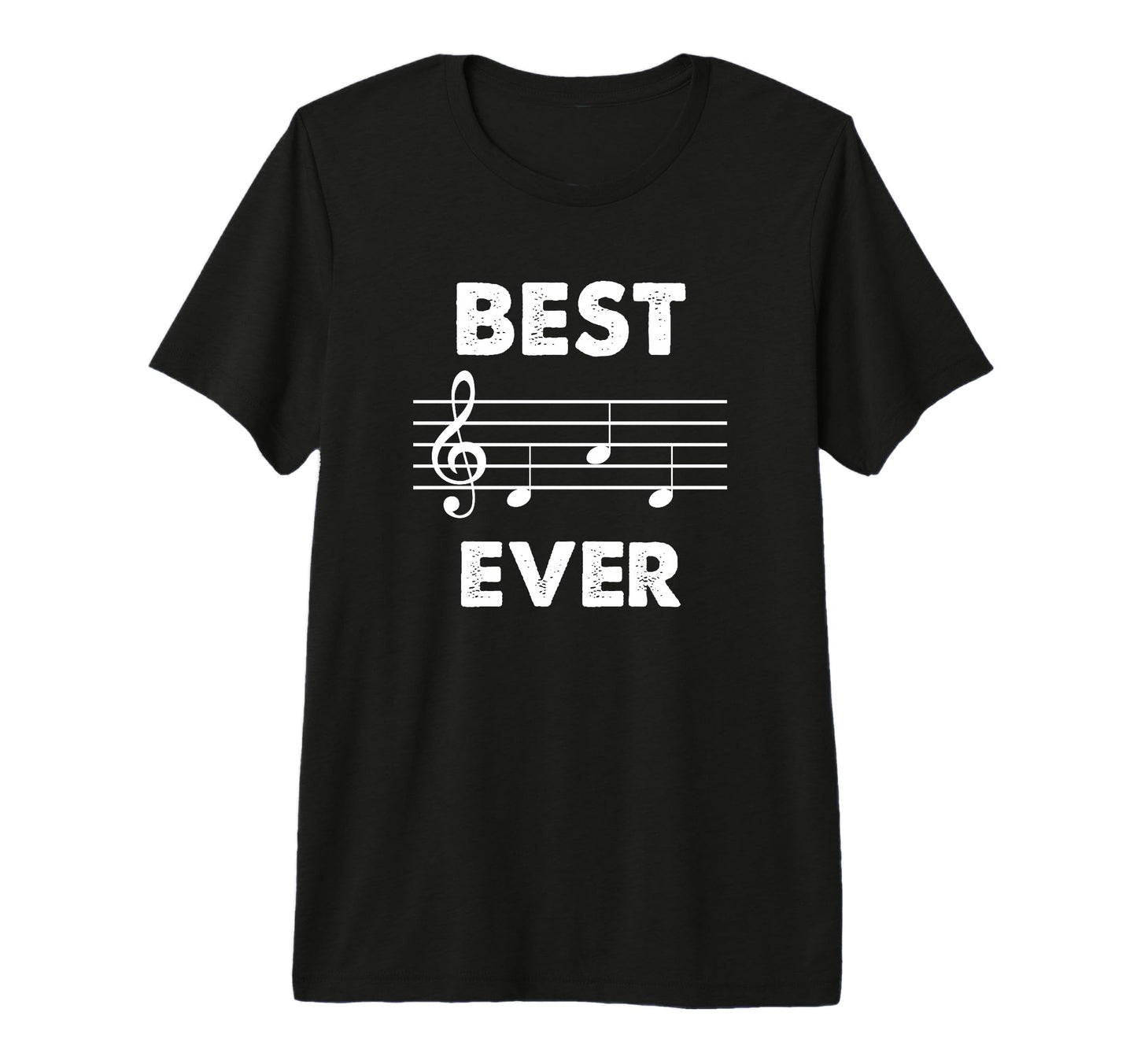 Best Dad Ever Treble Clef Musician Tri T-Shirt - Aesthetic Graphic Unisex - T-Shirt, Sweatshirt, Hoodie