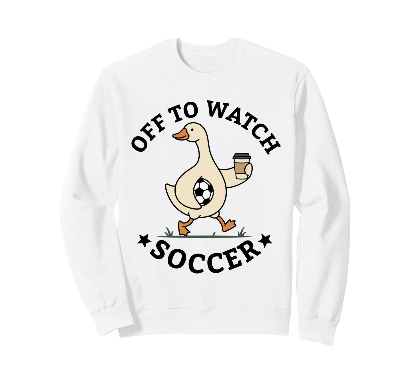 Off To Watch Soccer Mom Funny Sweatshirt - Custom Art Print for Adults - T-Shirt, Sweatshirt, Hoodie