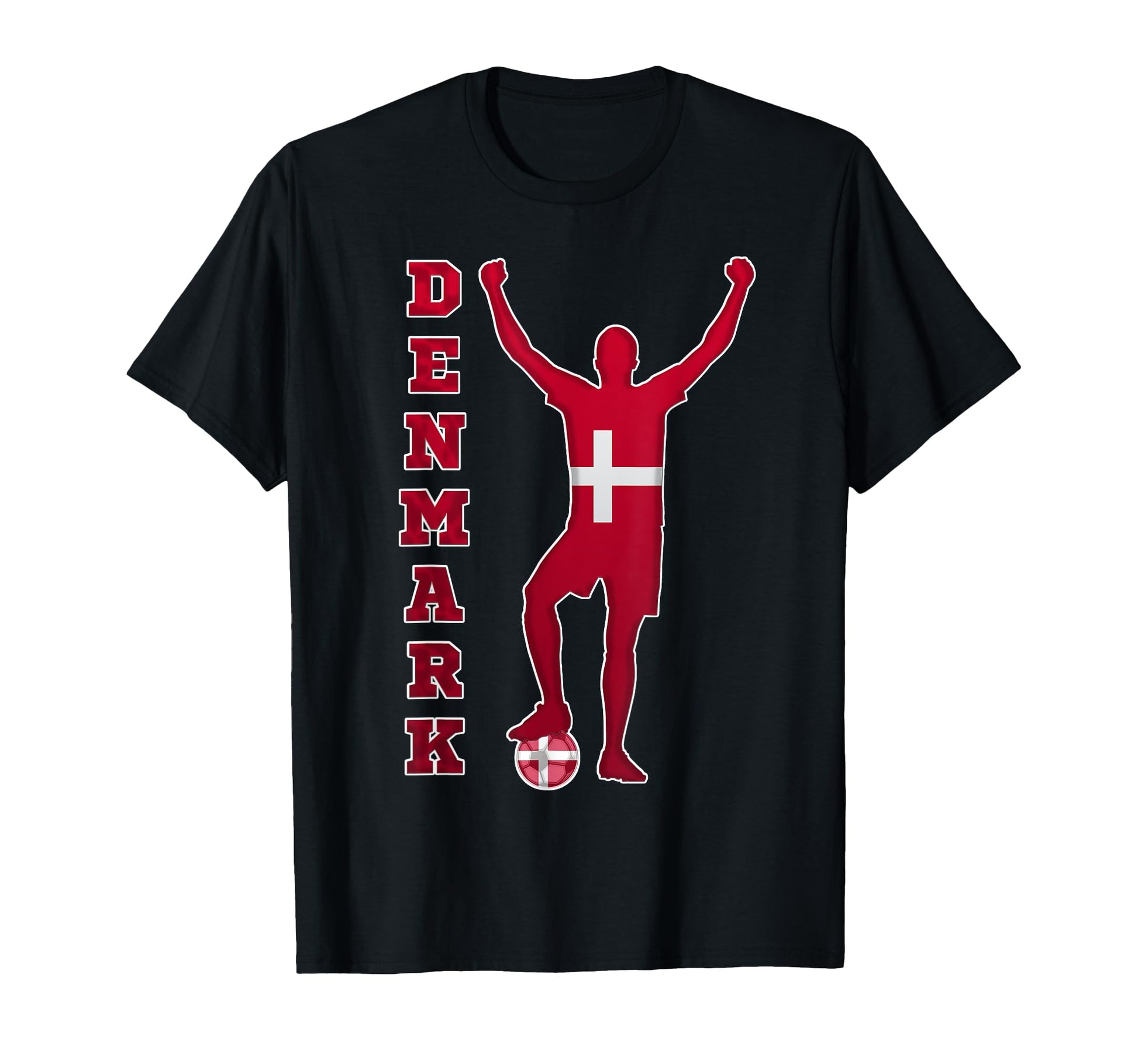 Denmark Futbol Football Soccer Team T-Shirt - Streetwear Style Men Women - T-Shirt, Sweatshirt, Hoodie