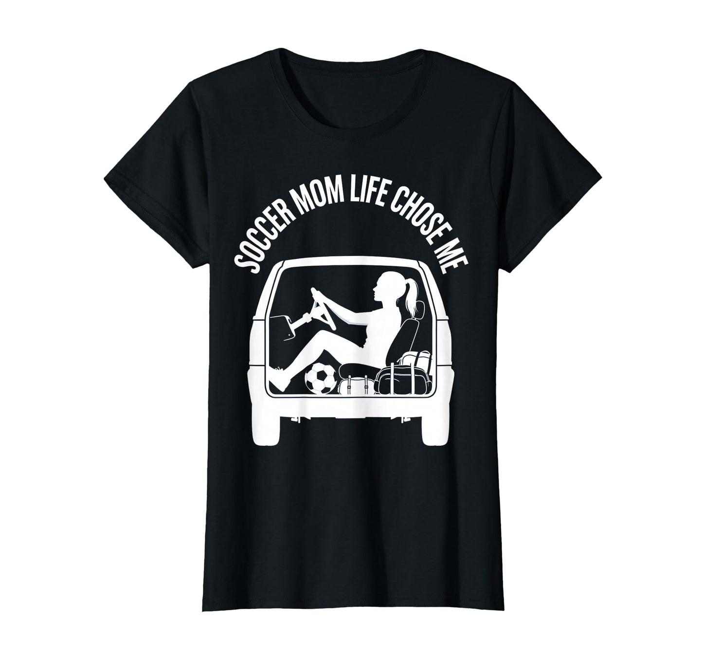 Soccer Mom Life Chose Me Funny Sports T-Shirt - Aesthetic Graphic Unisex - T-Shirt, Sweatshirt, Hoodie