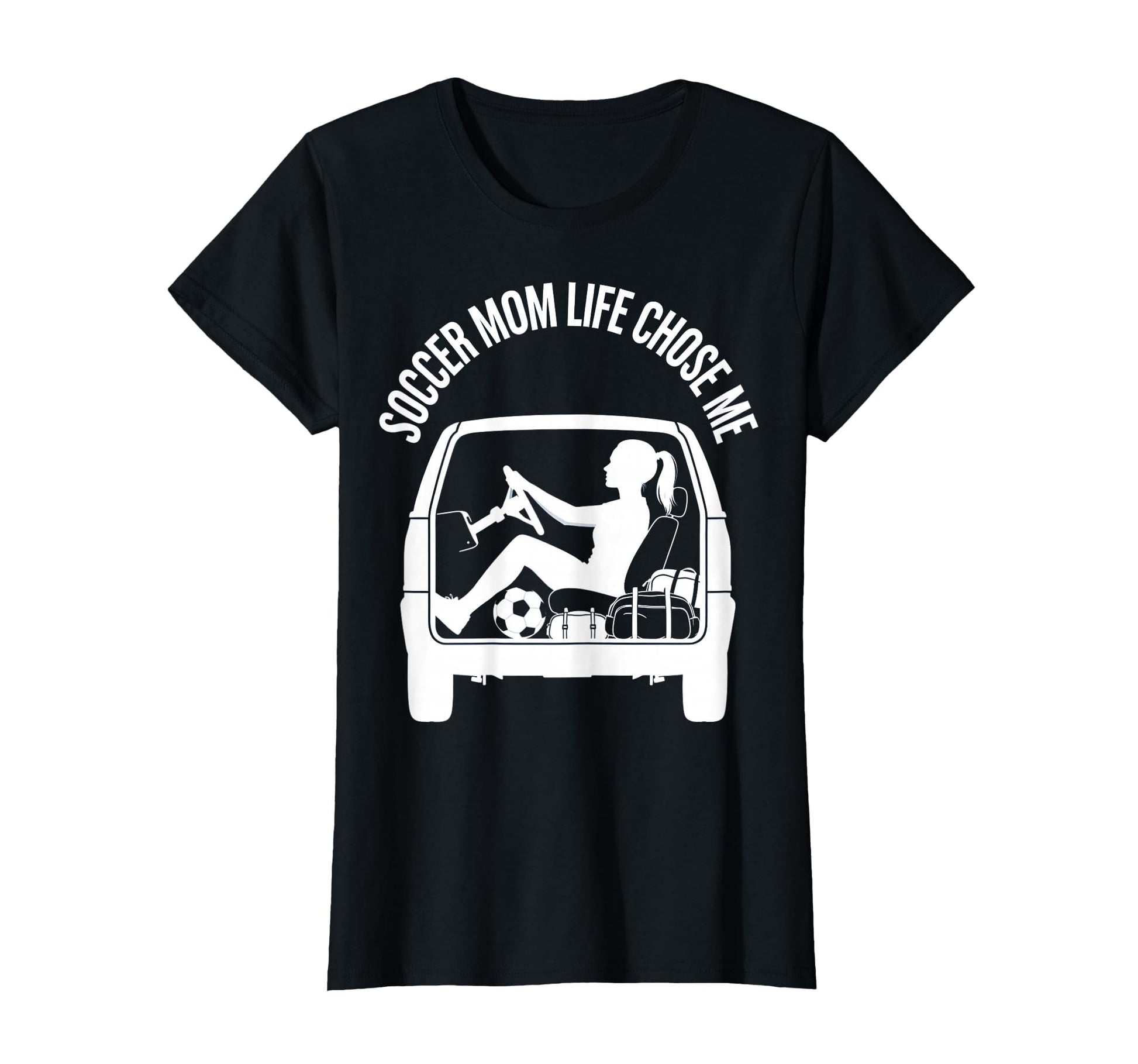 Soccer Mom Life Chose Me Funny Sports T-Shirt - Aesthetic Graphic Unisex - T-Shirt, Sweatshirt, Hoodie