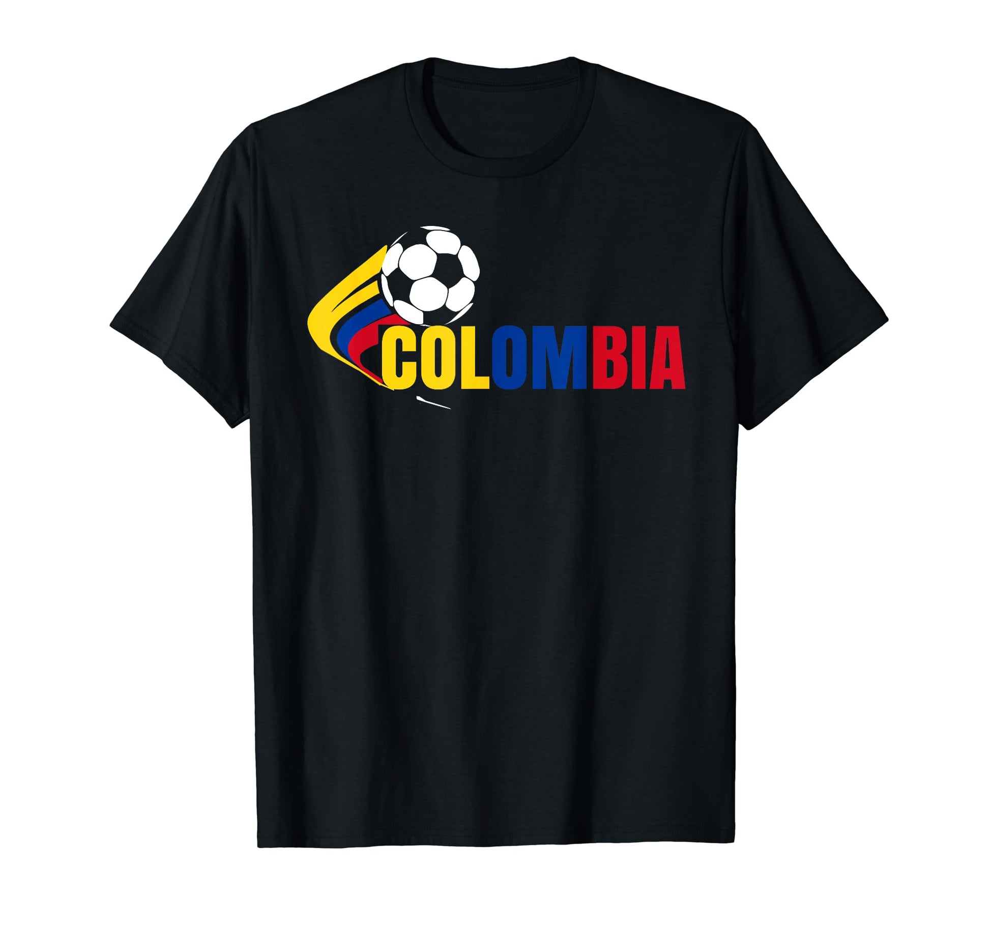 Colombia Football Soccer T Shirts T-Shirt - Graphic Print for Adults - T-Shirt, Sweatshirt, Hoodie