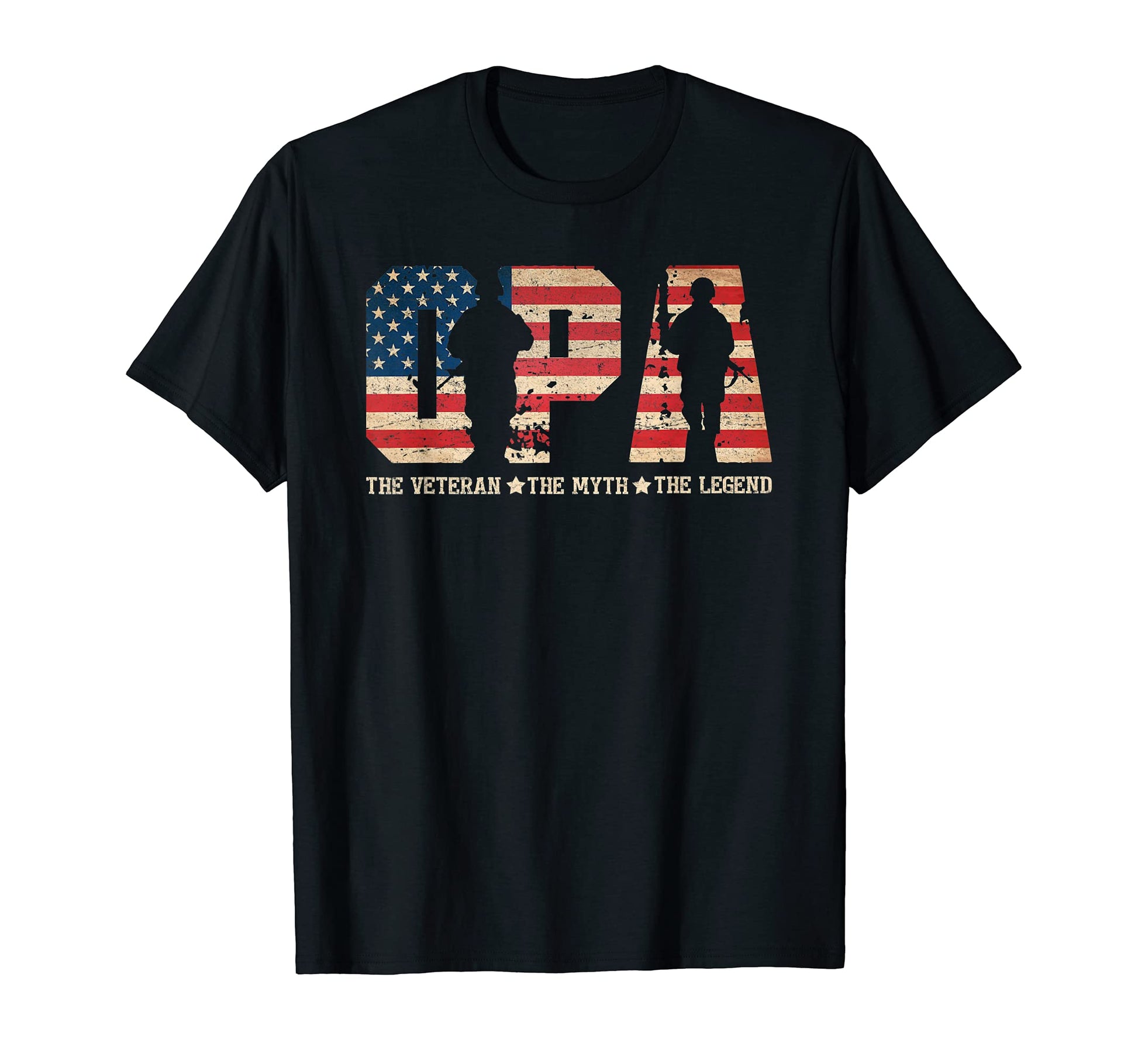 Opa Veteran Myth Legend Dad Fathers T-Shirt - Streetwear Style for Adults - T-Shirt, Sweatshirt, Hoodie