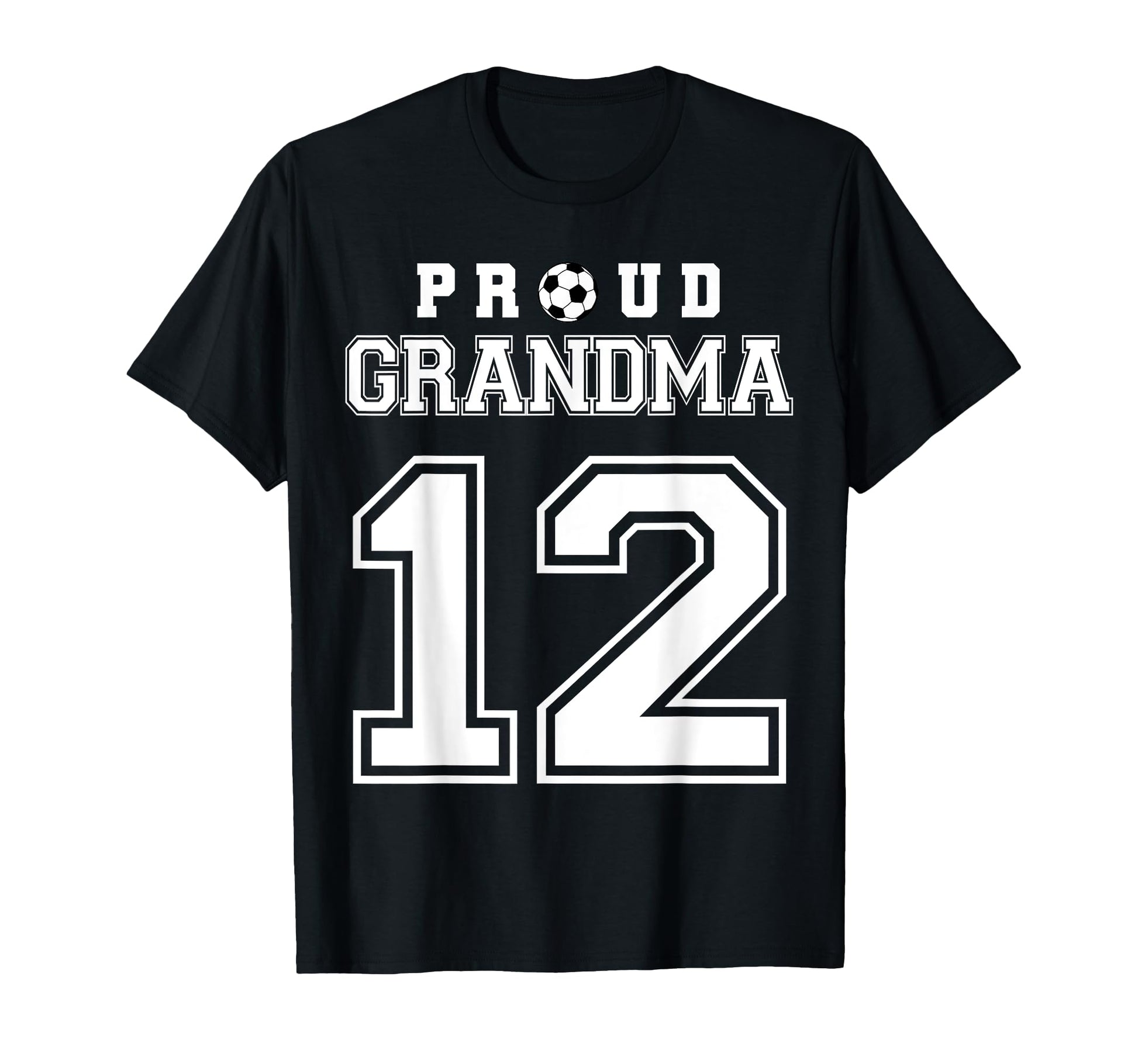Number 12 Custom Proud Soccer Futbol T-Shirt - Graphic Print for Adults - T-Shirt, Sweatshirt, Hoodie