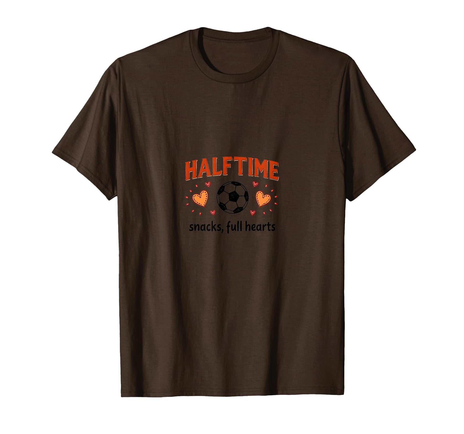 Halftime Snacks Full Hearts Soccer Mom T-Shirt - Trendy Graphic Men Women - T-Shirt, Sweatshirt, Hoodie