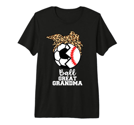 Ball Great Grandma Funny Soccer T-Shirt - Trendy Graphic for Adults - T-Shirt, Sweatshirt, Hoodie