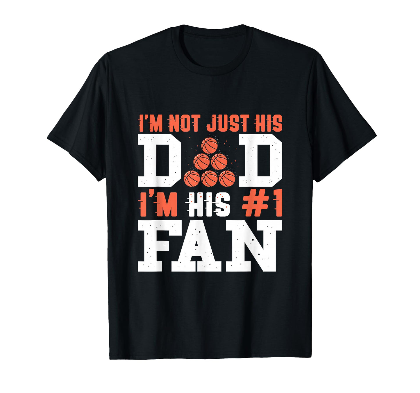 Basketball Father Number 1 Fan T-Shirt - Aesthetic Graphic Men Women - T-Shirt, Sweatshirt, Hoodie
