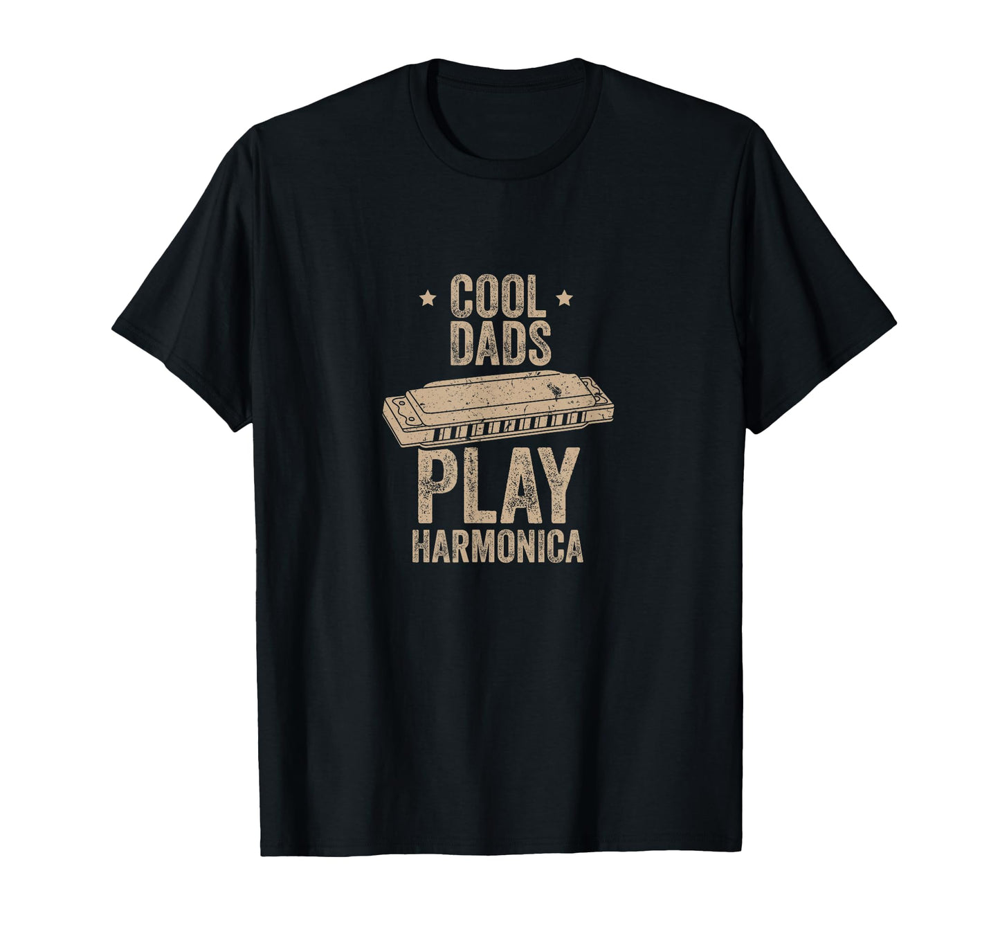 Dads Play Harmonica Harmonica Gift T-Shirt - Trendy Graphic Unisex - T-Shirt, Sweatshirt, Hoodie