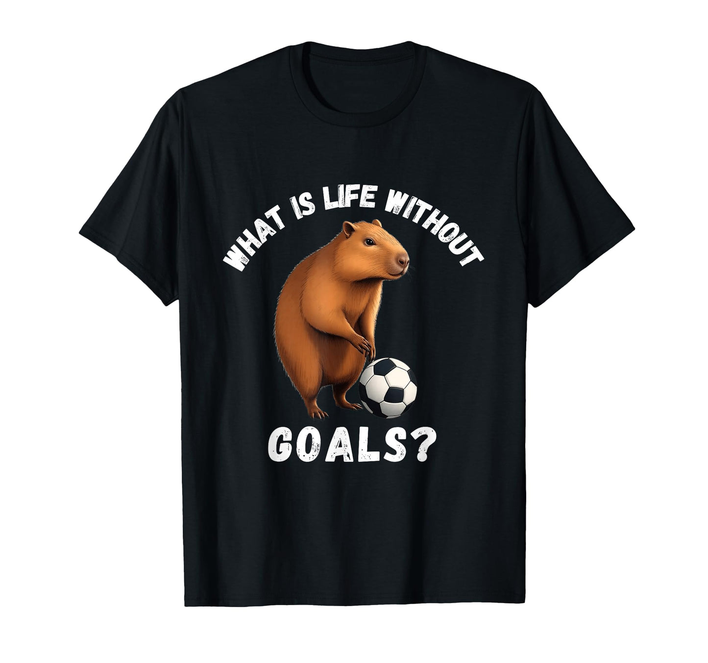 Cappy Funny Soccer Capybara Football T-Shirt - Aesthetic Graphic Men Women - T-Shirt, Sweatshirt, Hoodie