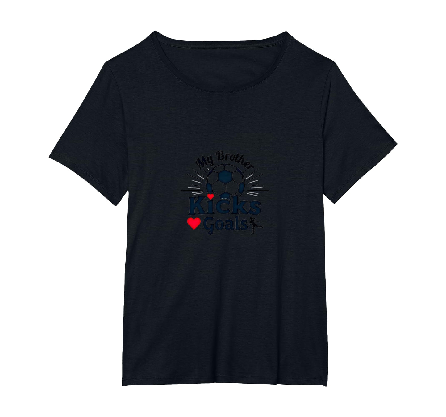 Soccer Sister My Brother Kicks Goals T-Shirt - Aesthetic Graphic Unisex - T-Shirt, Sweatshirt, Hoodie