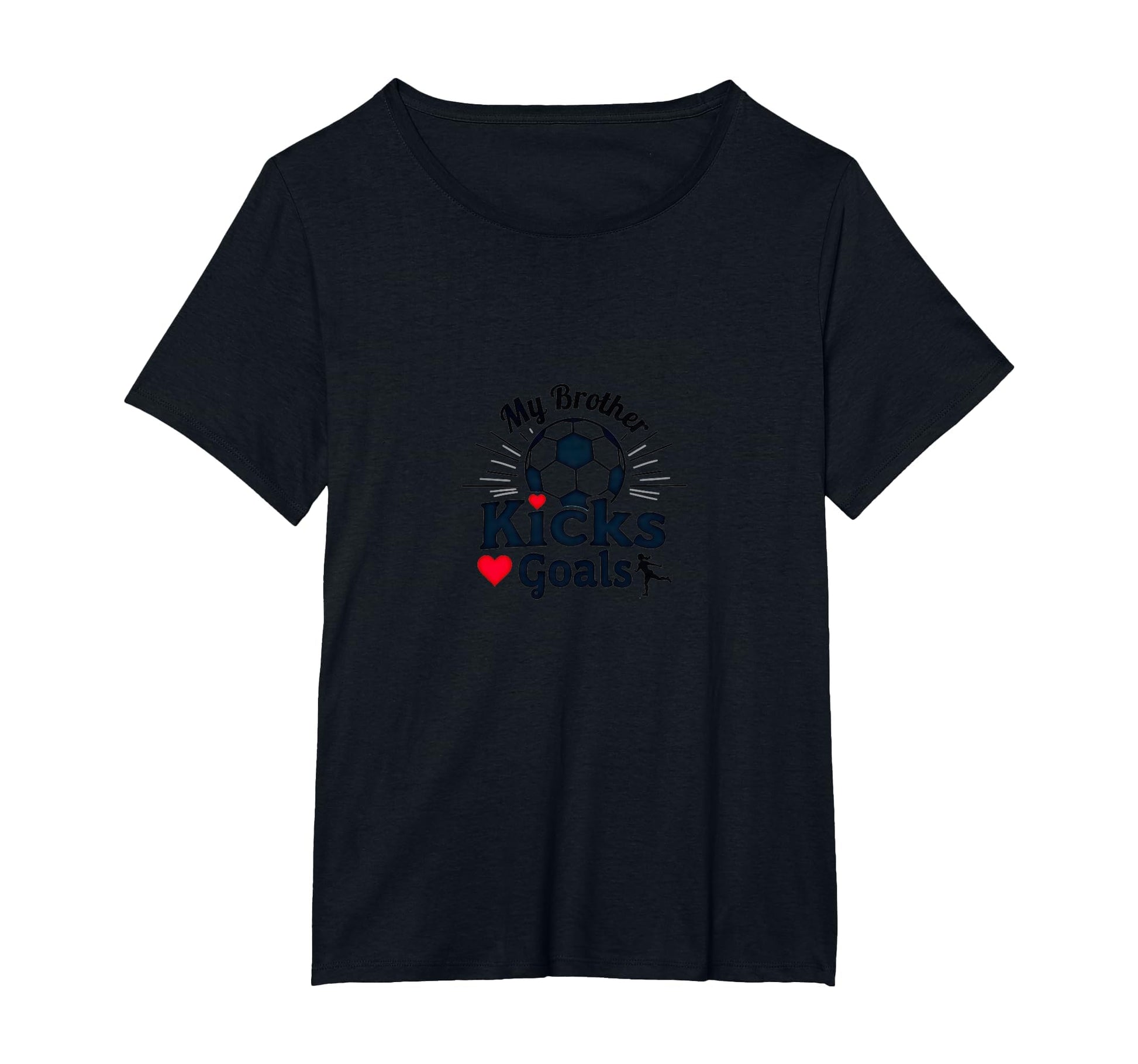 Soccer Sister My Brother Kicks Goals T-Shirt - Aesthetic Graphic Unisex - T-Shirt, Sweatshirt, Hoodie