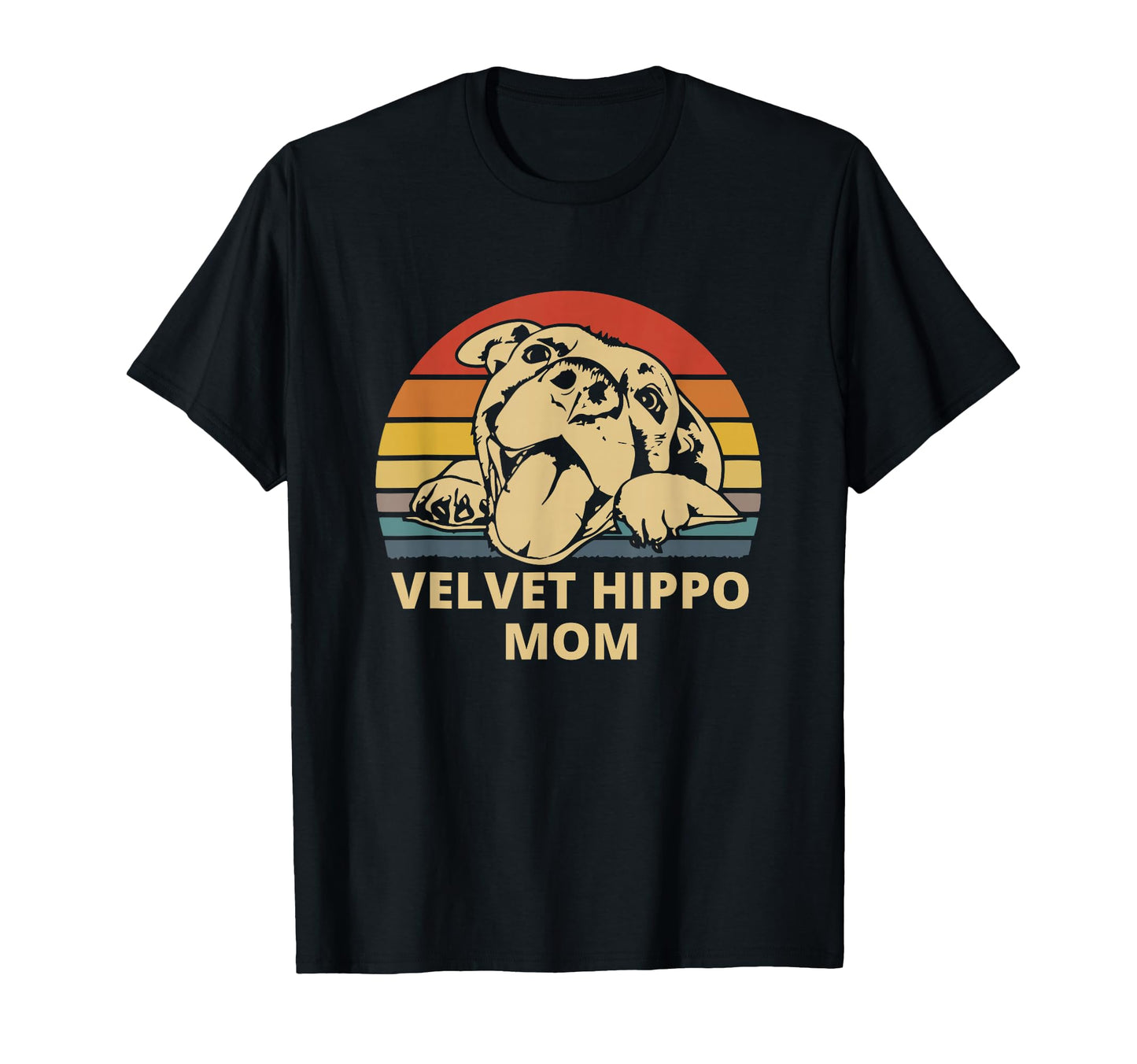 Velvet Hippo Mom I Love My Pit T-Shirt - Custom Art Print for Adults - T-Shirt, Sweatshirt, Hoodie