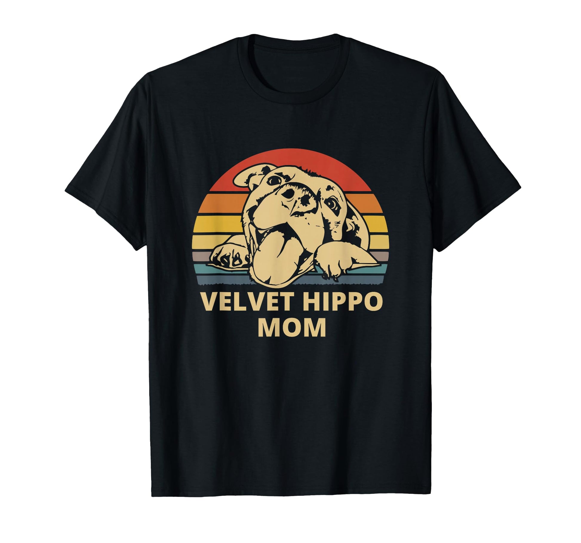 Velvet Hippo Mom I Love My Pit T-Shirt - Custom Art Print for Adults - T-Shirt, Sweatshirt, Hoodie