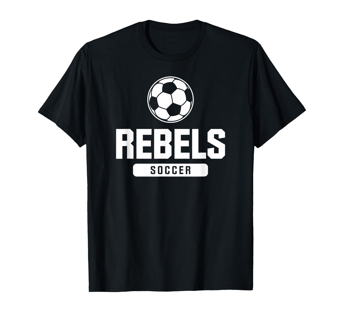 Rebels Soccer Elementary Middle And T-Shirt - Unique Graphic for Adults - T-Shirt, Sweatshirt, Hoodie