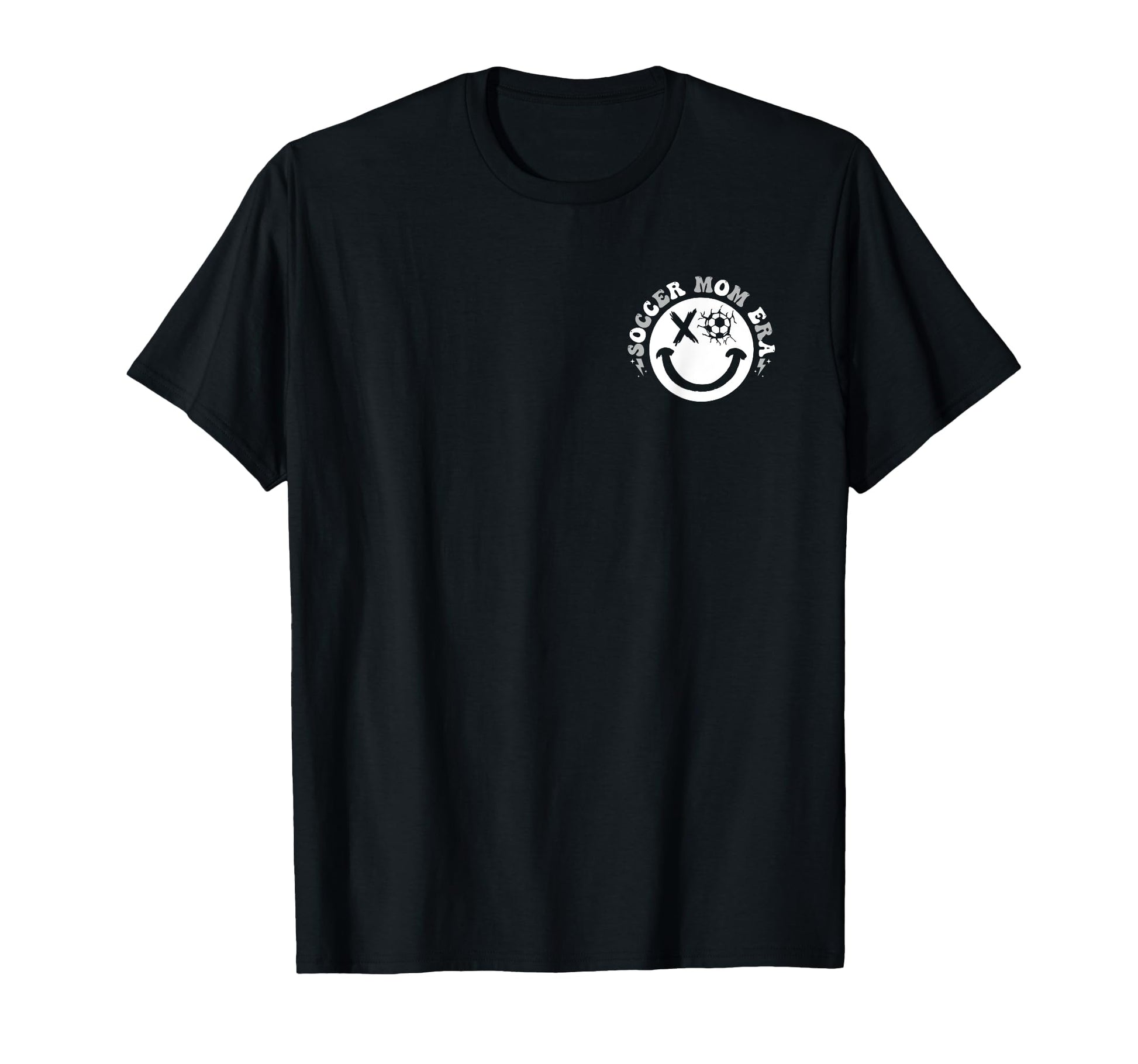 My Soccer Mom Era Groovy Funny 2 Sides T-Shirt - Minimalist Print Unisex - T-Shirt, Sweatshirt, Hoodie