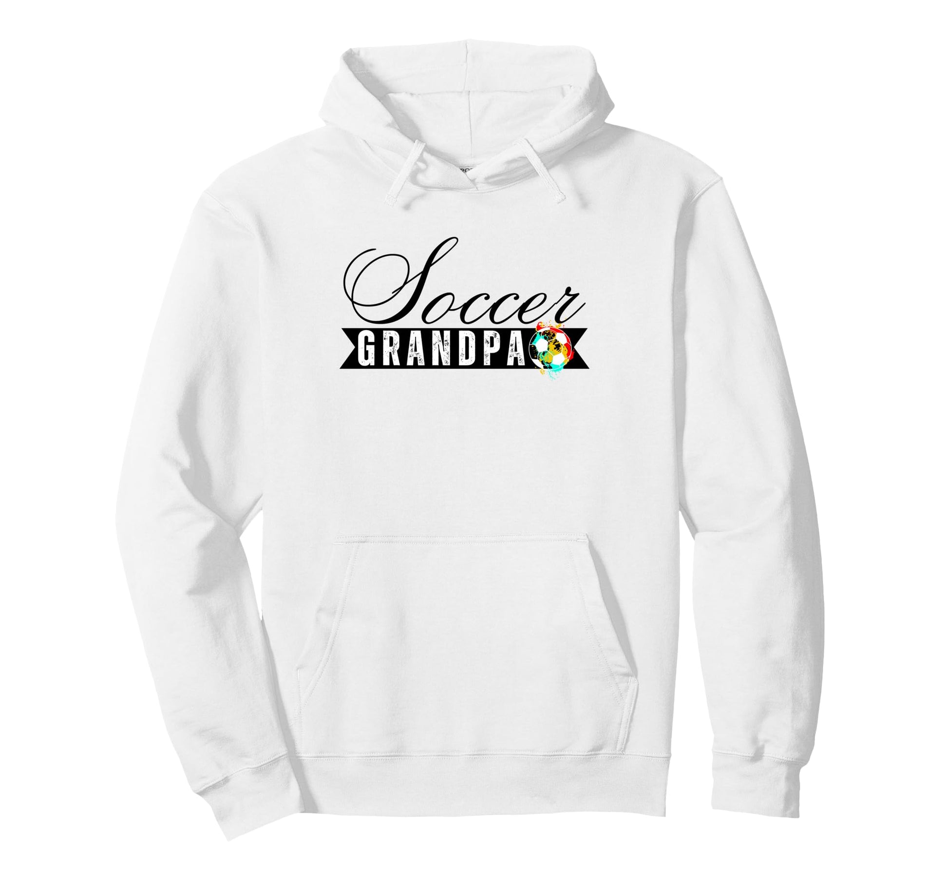 Funny Grandpa Proud Soccer Lover Papa Hoodie - Aesthetic Graphic Unisex - T-Shirt, Sweatshirt, Hoodie