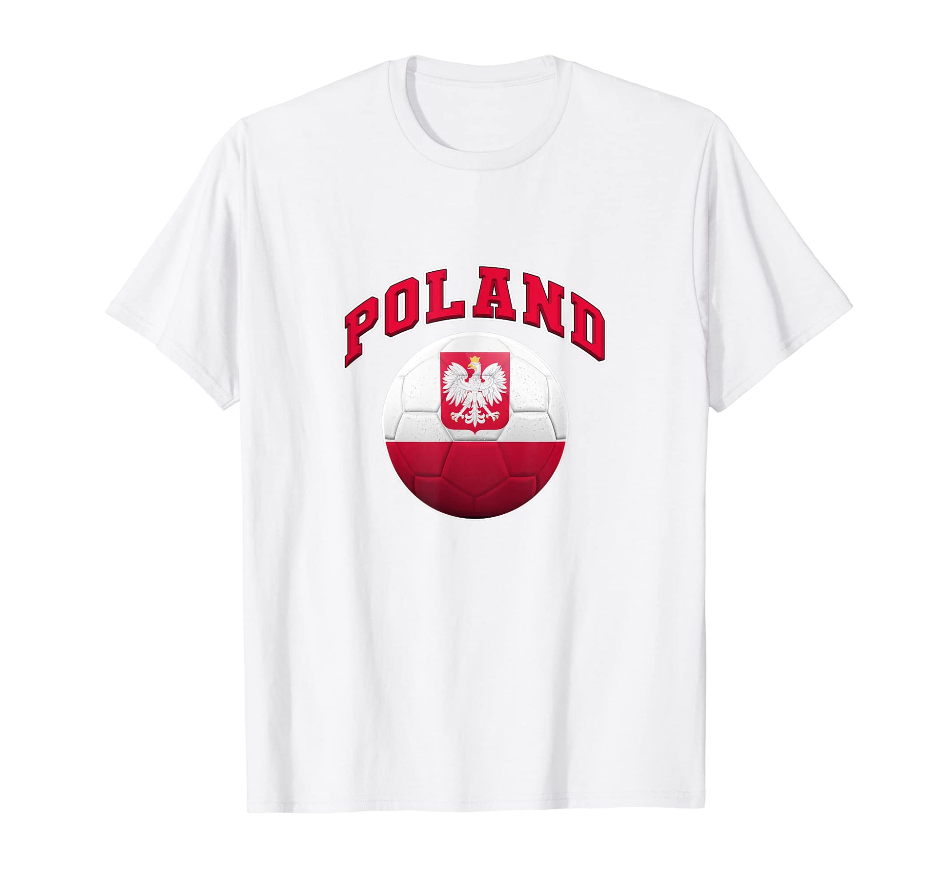 Flag And Colors Poland Football And T-Shirt - Minimalist Print Men Women - T-Shirt, Sweatshirt, Hoodie