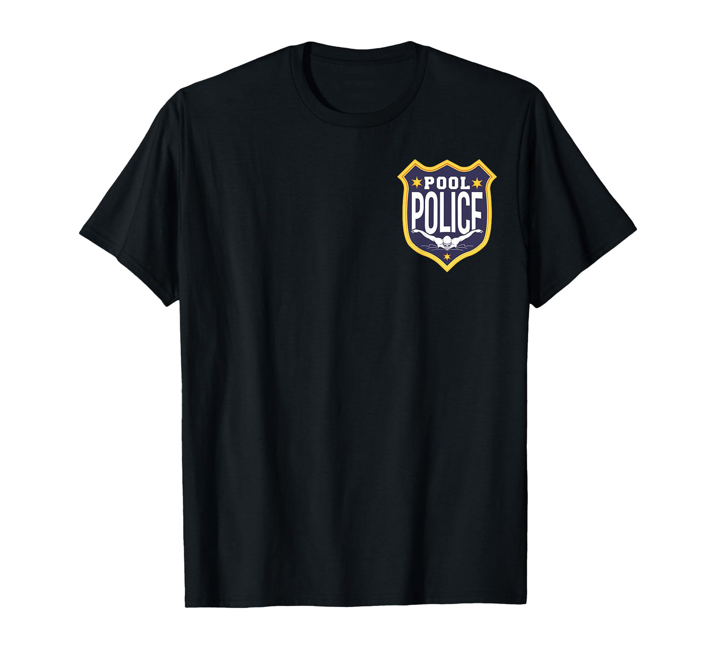 Swimming Swimmer Swim Pool Police T-Shirt - Minimalist Print Men Women - T-Shirt, Sweatshirt, Hoodie