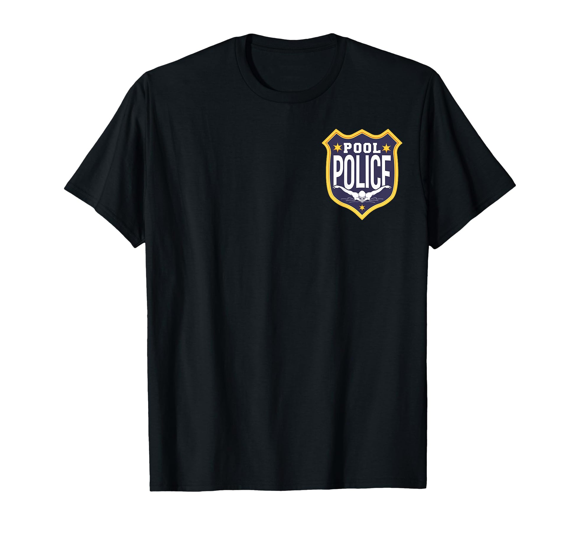 Swimming Swimmer Swim Pool Police T-Shirt - Minimalist Print Men Women - T-Shirt, Sweatshirt, Hoodie