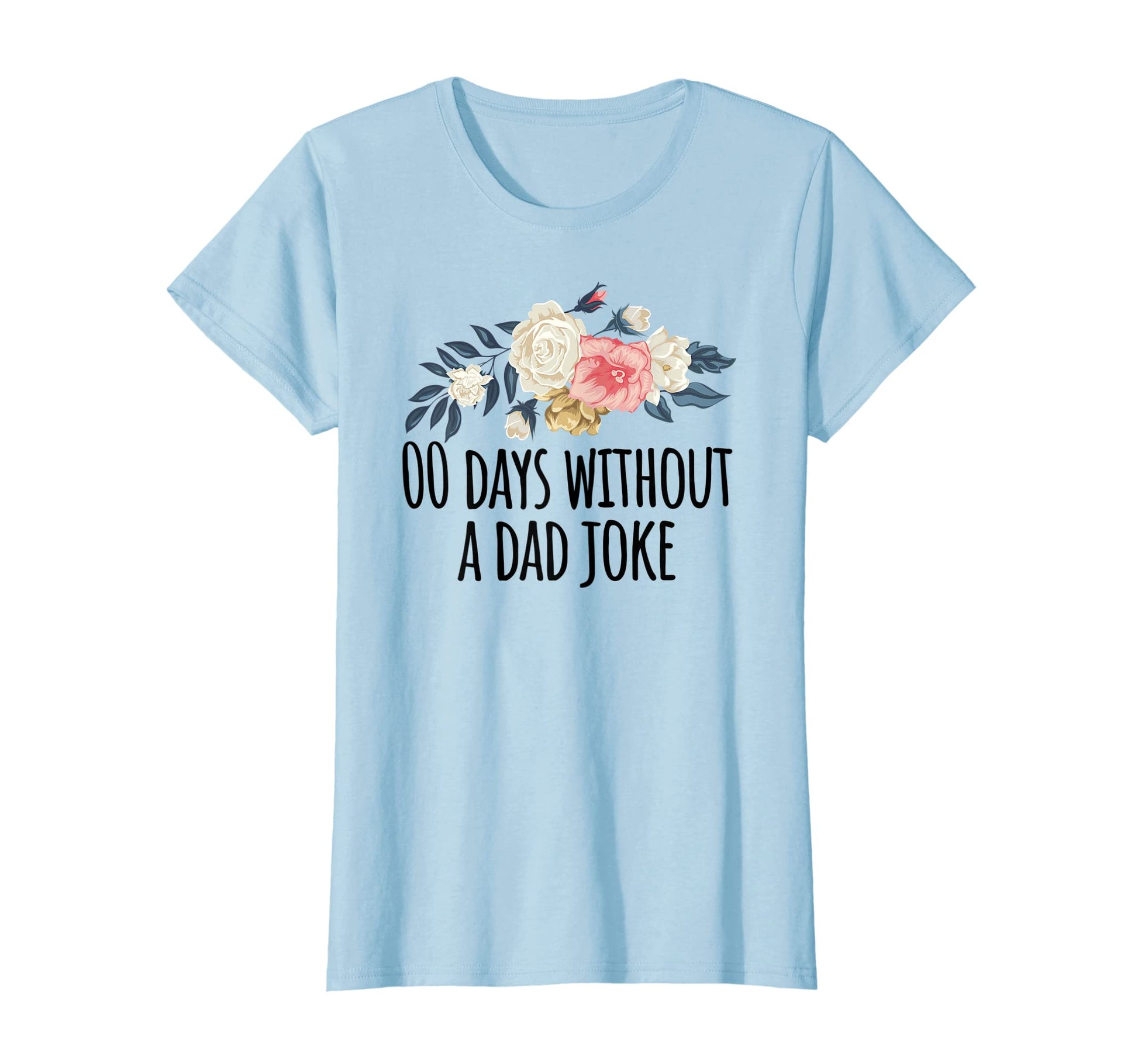 Womens Flowers Illustration Funny T-Shirt - Casual Everyday Wear Men Women - T-Shirt, Sweatshirt, Hoodie