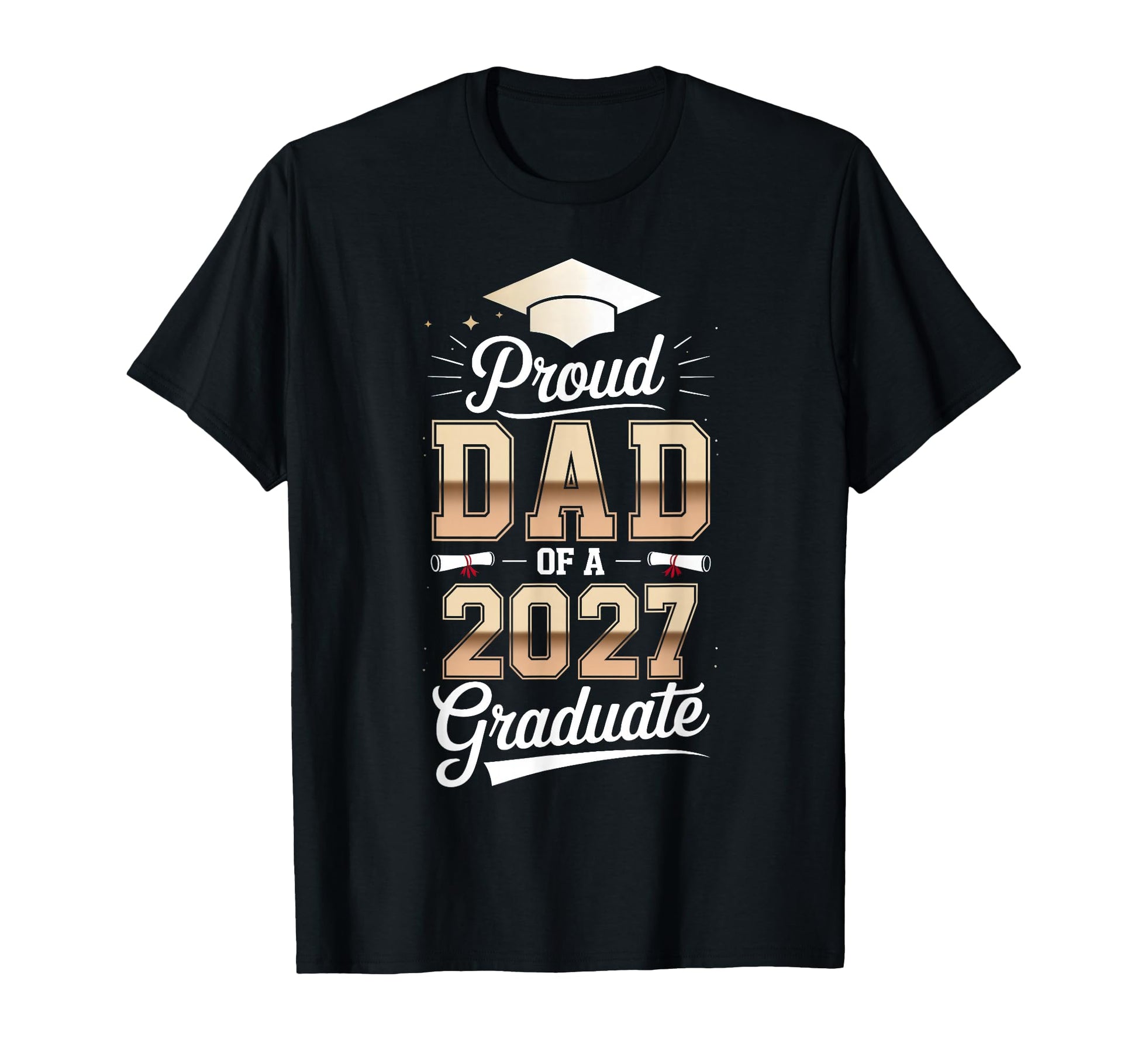 Senior Dad 2027 Proud Dad Class 2027 T-Shirt - Trendy Graphic Unisex - T-Shirt, Sweatshirt, Hoodie
