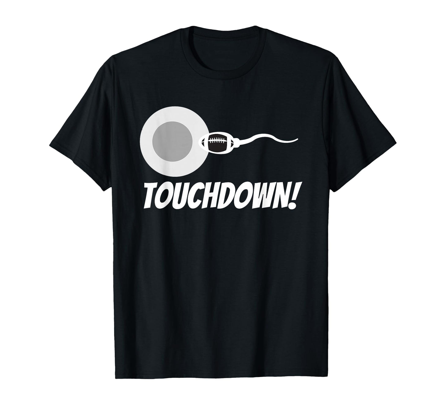 Touchdown Football New Dad Funny Pregnancy T-Shirt - Graphic Print Unisex - T-Shirt, Sweatshirt, Hoodie