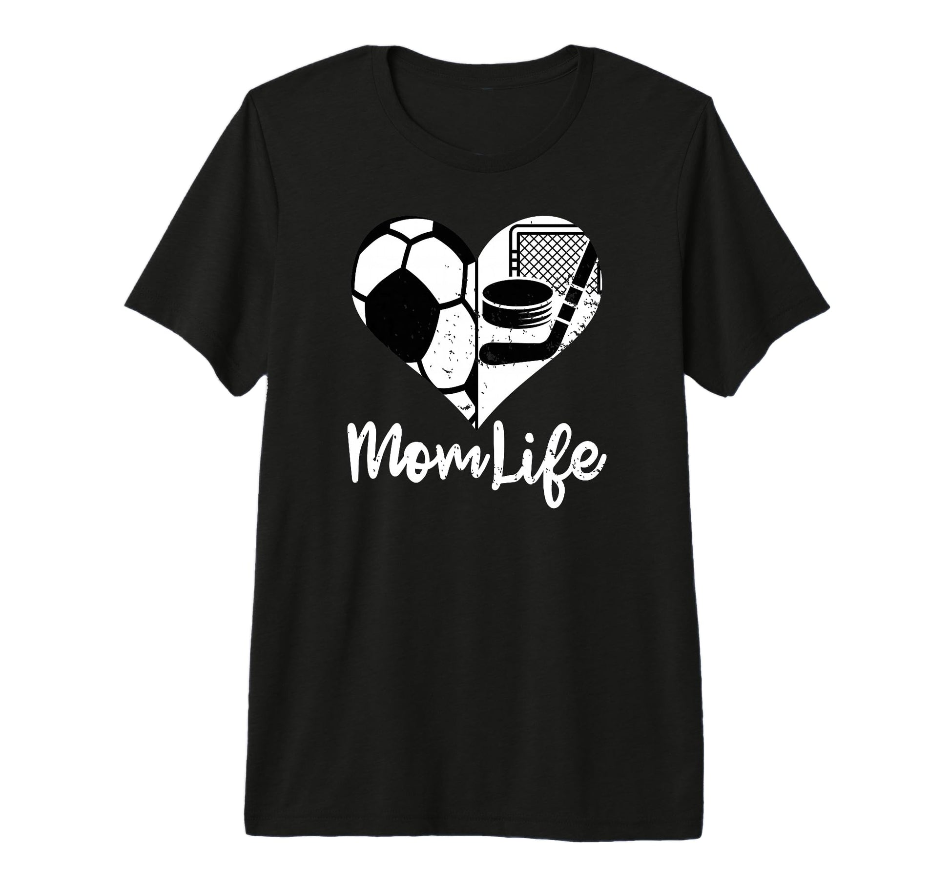Mom Life Funny Soccer Hockey Mom T-Shirt - Aesthetic Graphic for Adults - T-Shirt, Sweatshirt, Hoodie