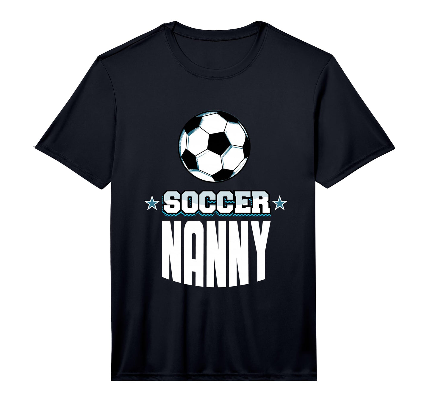 Mens Soccer Nanny Sports Mom Games T-Shirt - Fun Novelty Design for Adults - T-Shirt, Sweatshirt, Hoodie