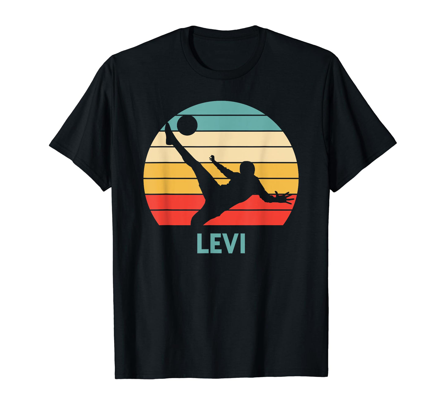 Levi Name Gift Personalized Soccer T-Shirt - Trendy Graphic for Adults - T-Shirt, Sweatshirt, Hoodie